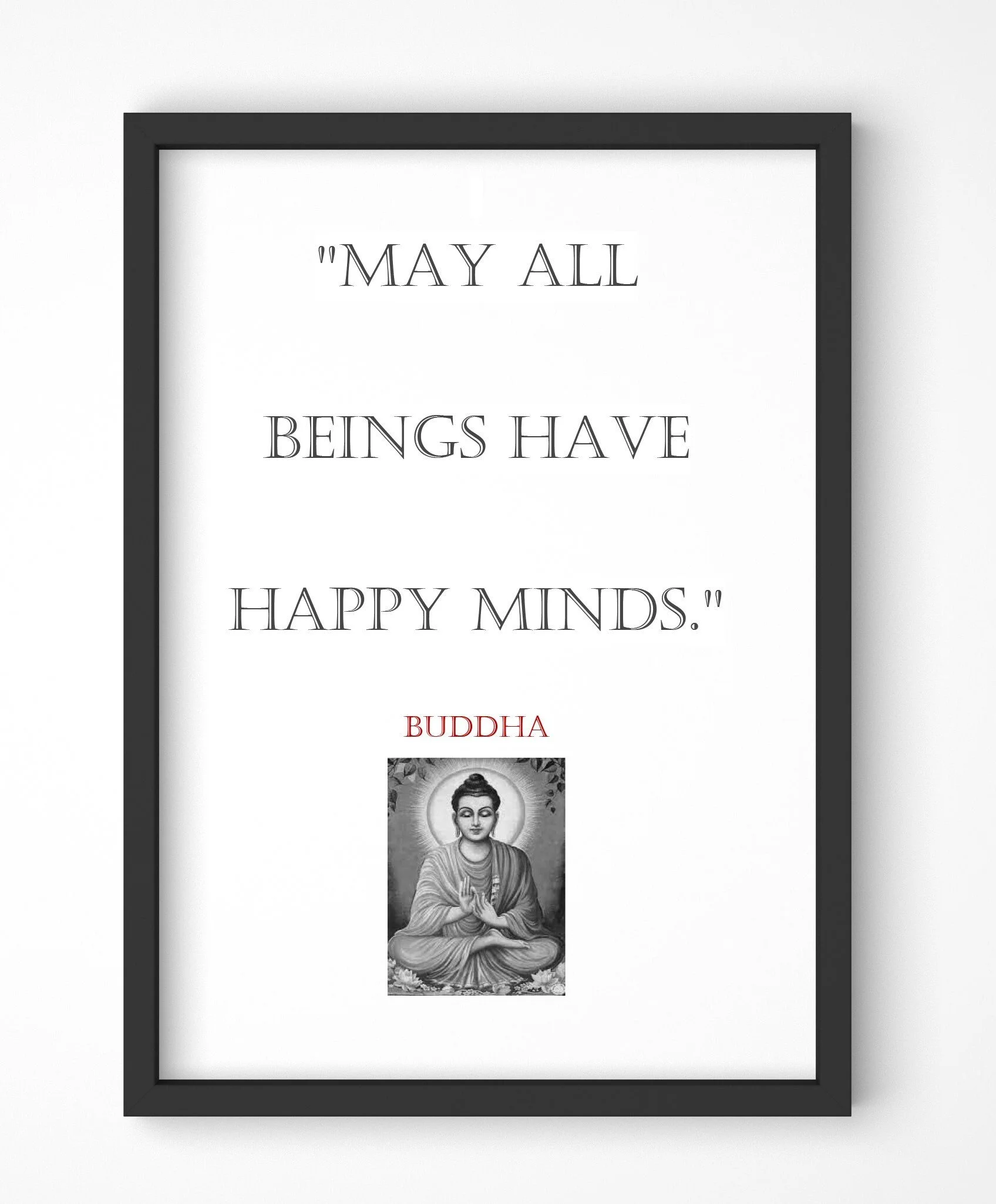 Buddha Quote, Print, Poster, Gift, Wall Art, Decor, Inspirational, Motivational, Art 004