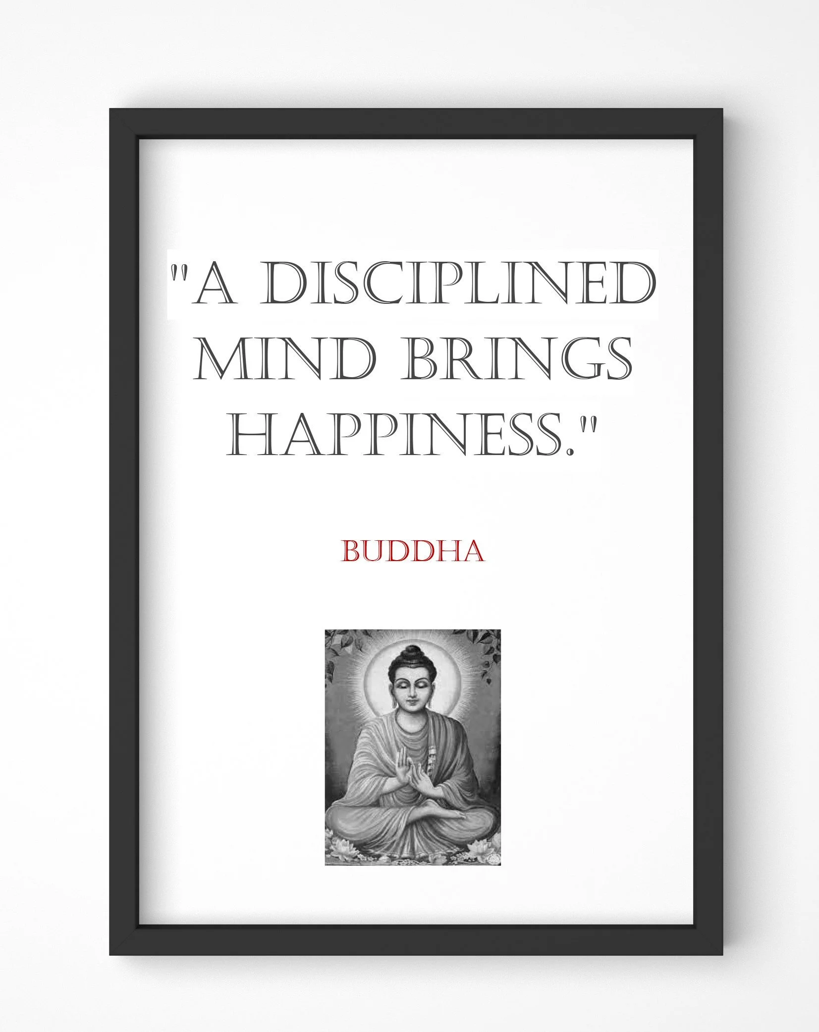 Buddha Quote, Print, Poster, Gift, Wall Art, Decor, Inspirational, Motivational, Art 001