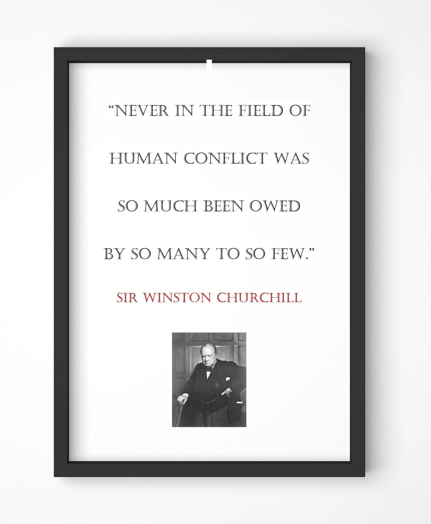 Winston Churchill Quote, Print, Poster, Gift, Wall Art, Decor, Inspirational, Motivational, Art 010