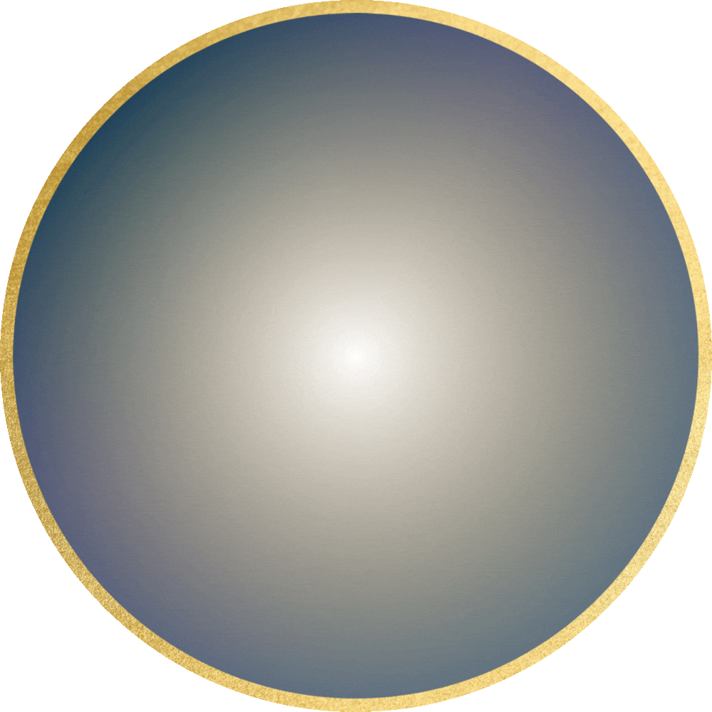 An animated golden light moves through the void of creation