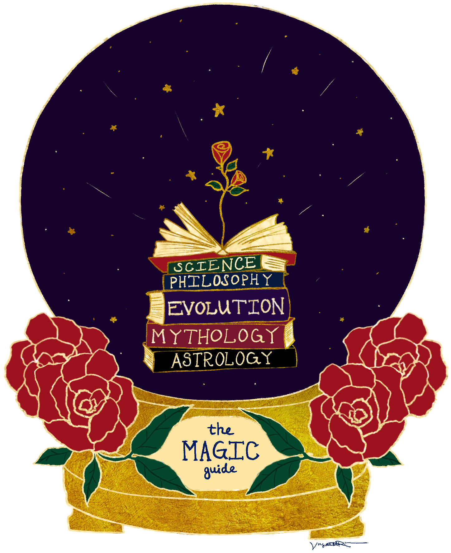 Magic Guide Crystal Ball of Stars and Books.png