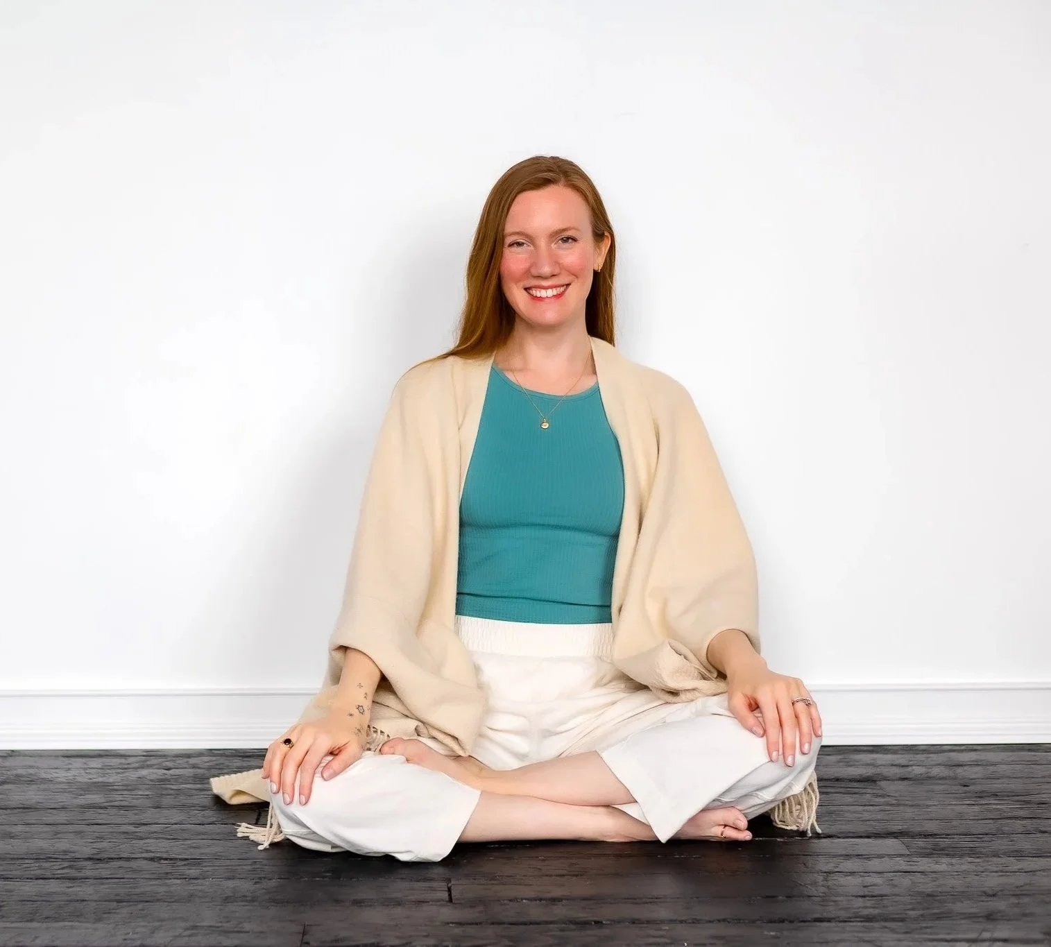 Picture of Virginia smiling post spiritual channeling
