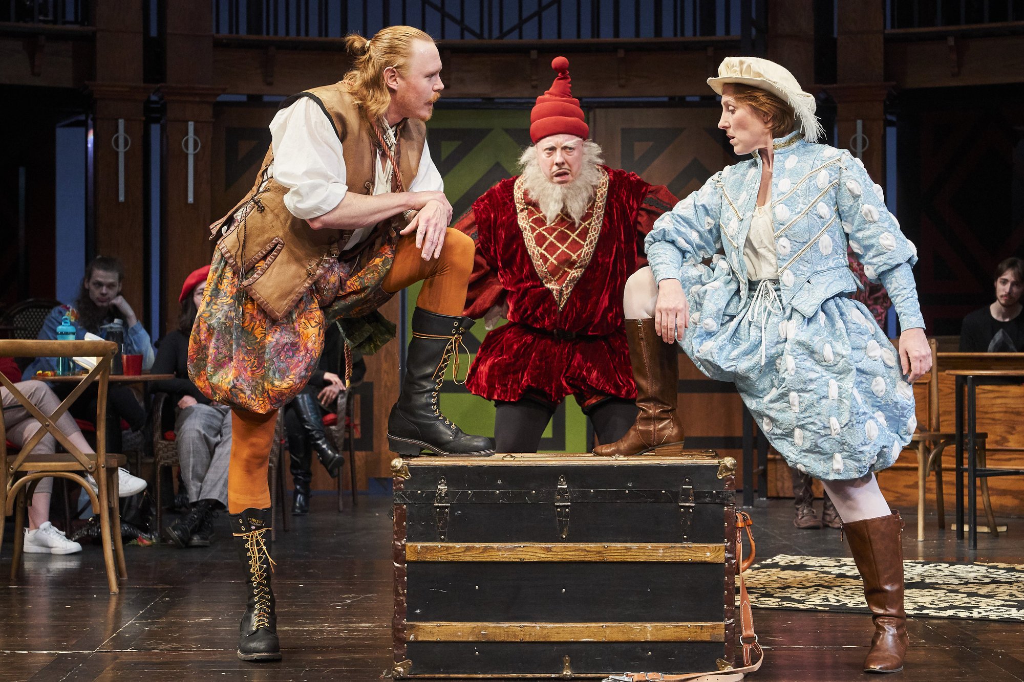 Taming of the Shrew/Great Lakes & Idaho Shakespeare & Lake Tahoe Shakespeare (Pictured) Jonathan Dyrud, Lynn Berg Directed by Sara Bruner Photo by Roger Mastroianni