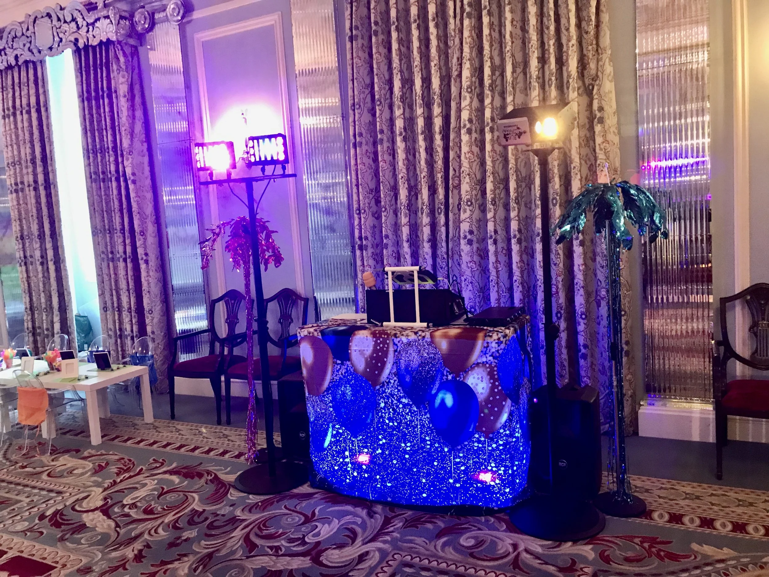 Colourful LED Party Booth
