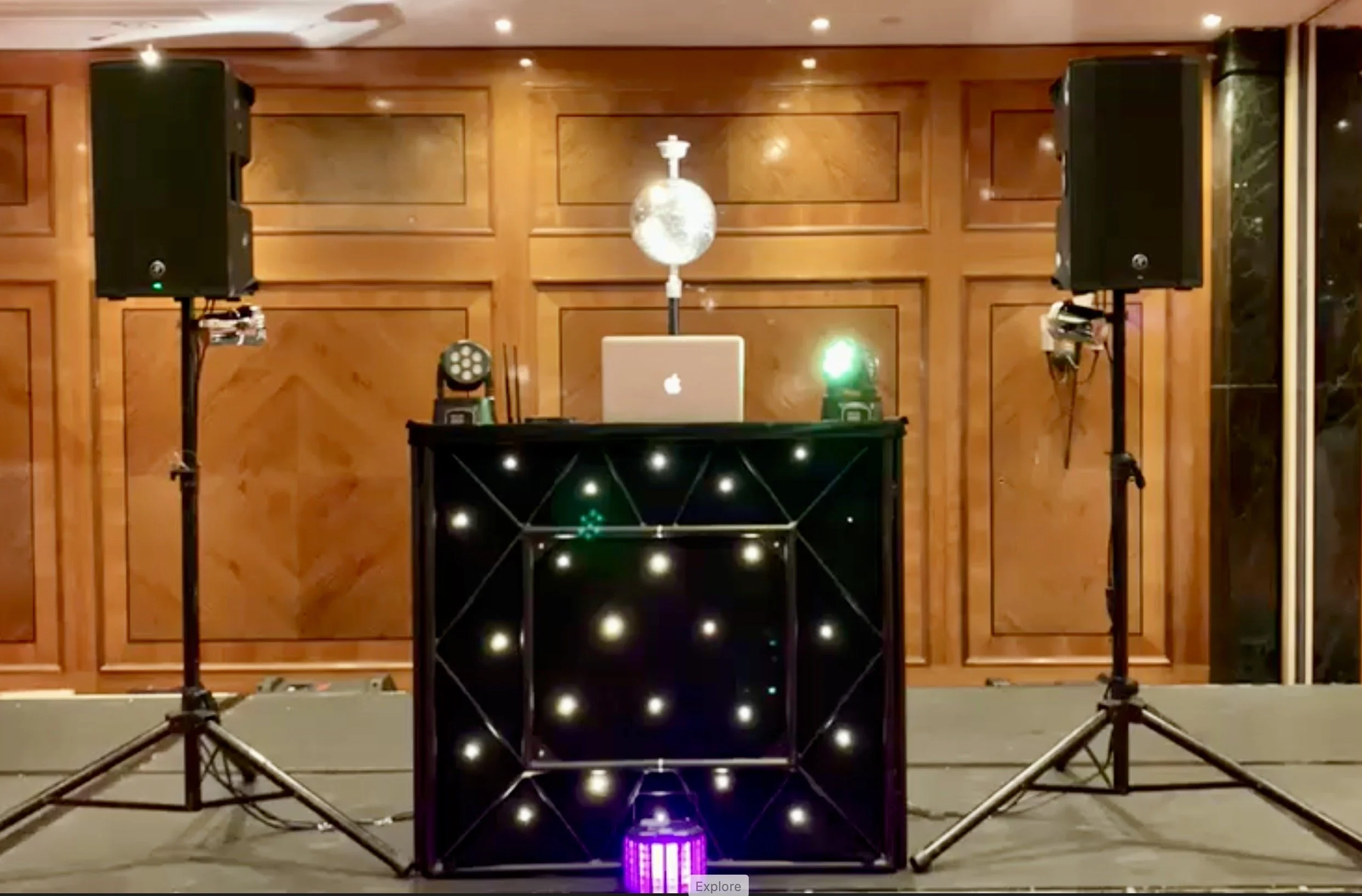 Classic PA System &amp; DJ Booth