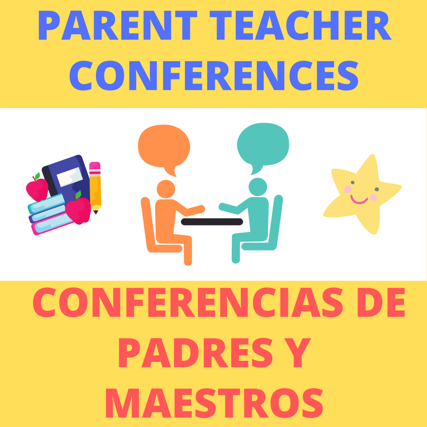 No hay clases - Conferencias de padres y profesores