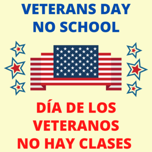 No School - Veteran's Day