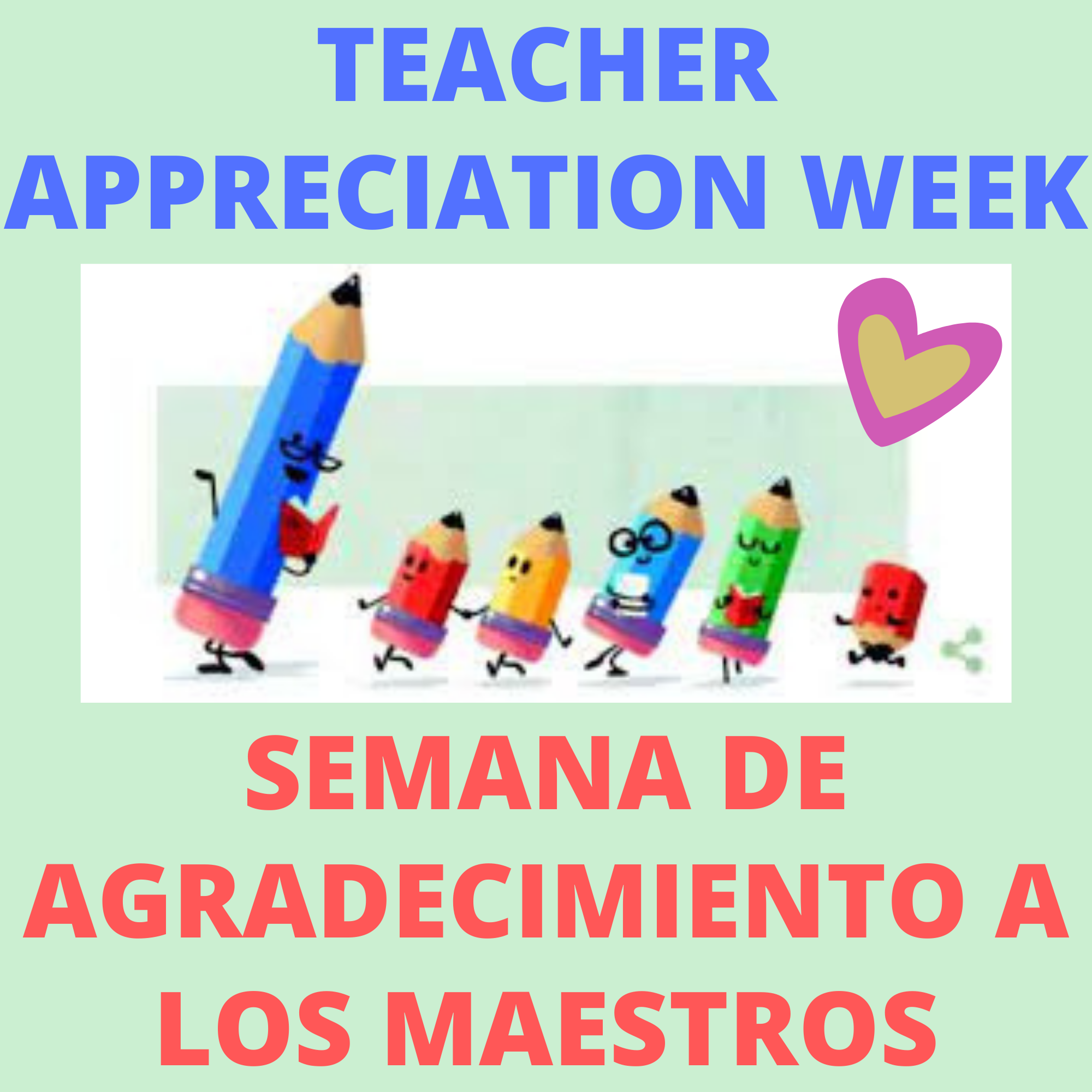 Semana de agradecimiento a los profesores