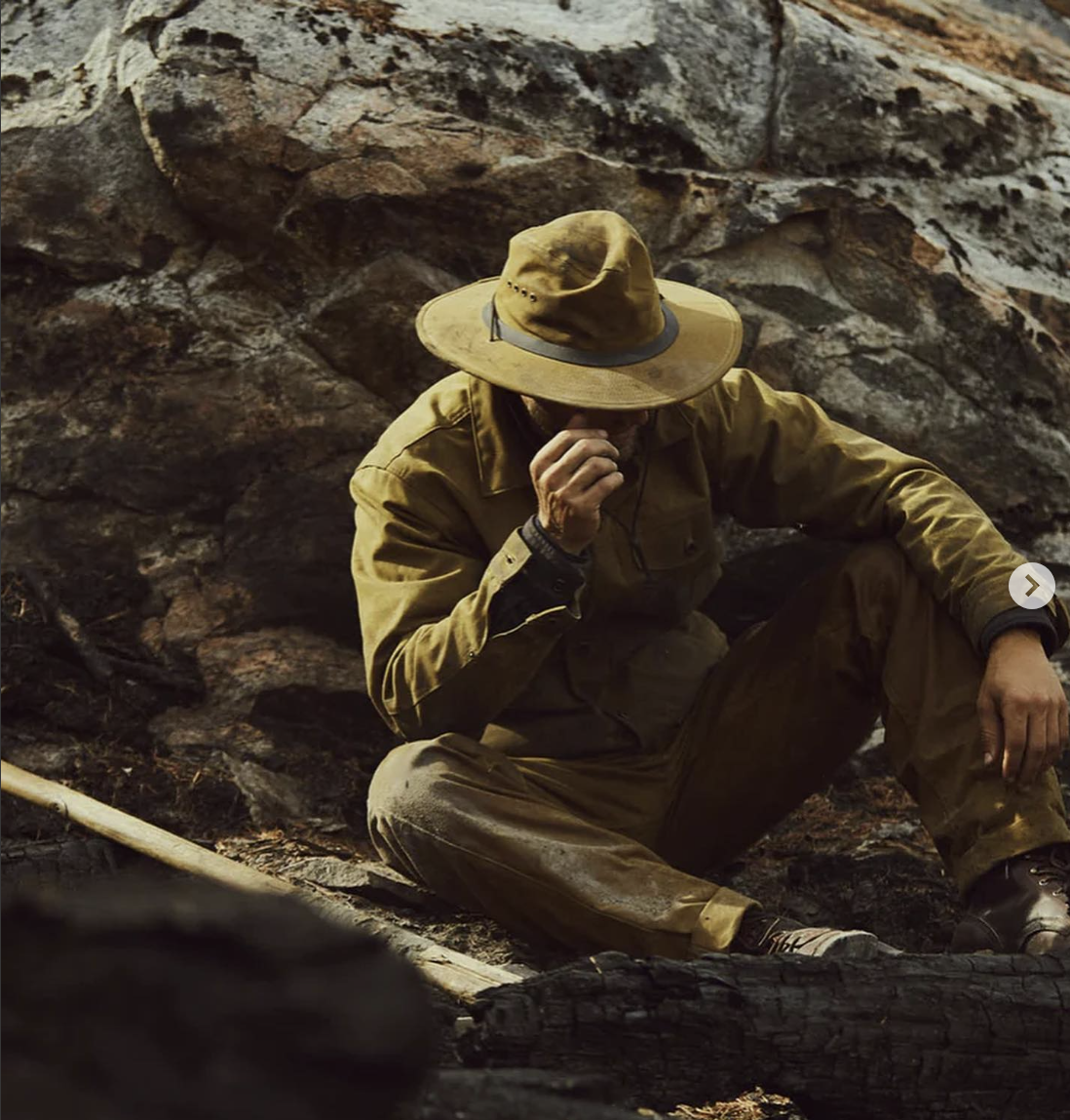 Filson Tin Cloth Packer Hat