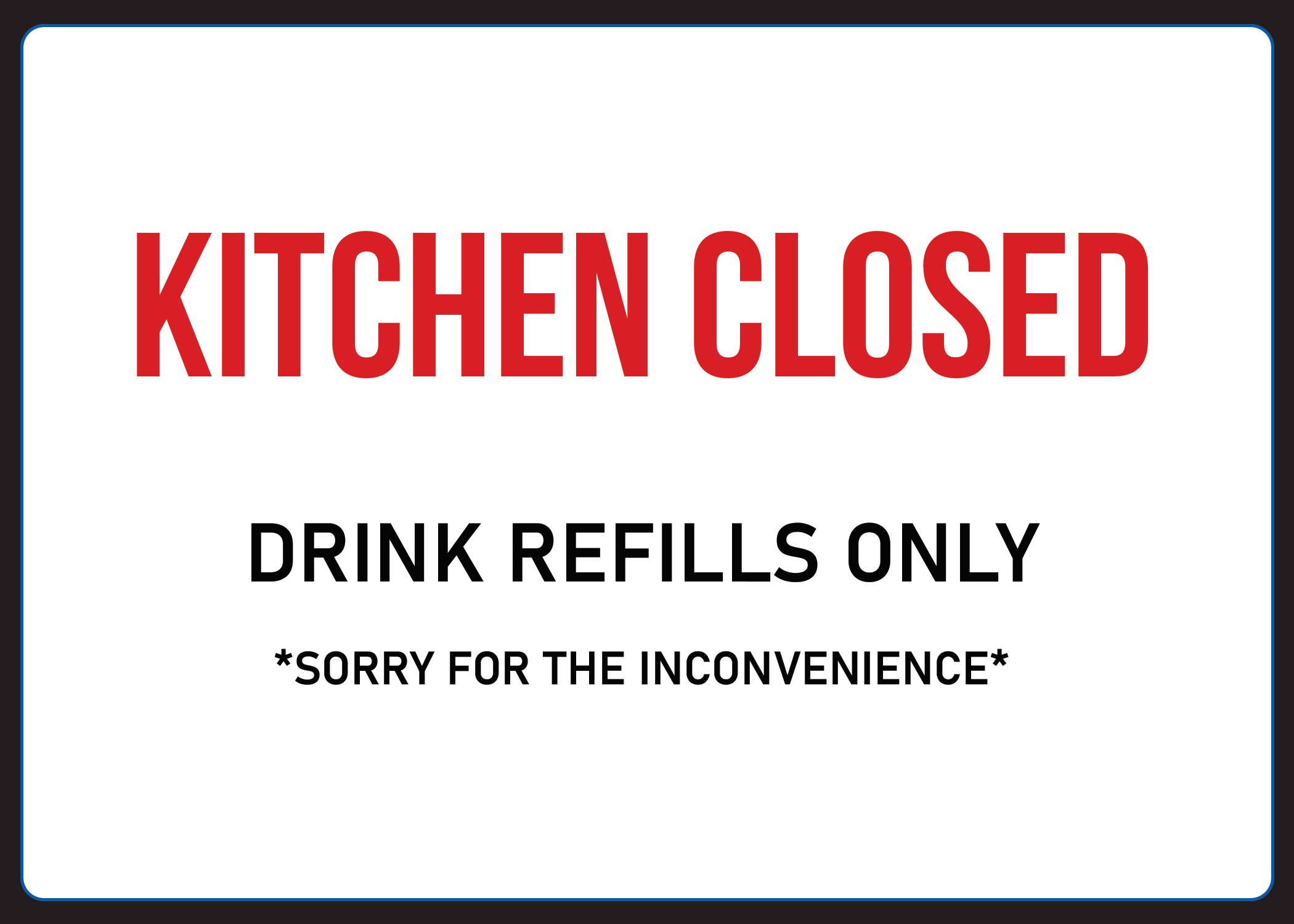 Grill Signs