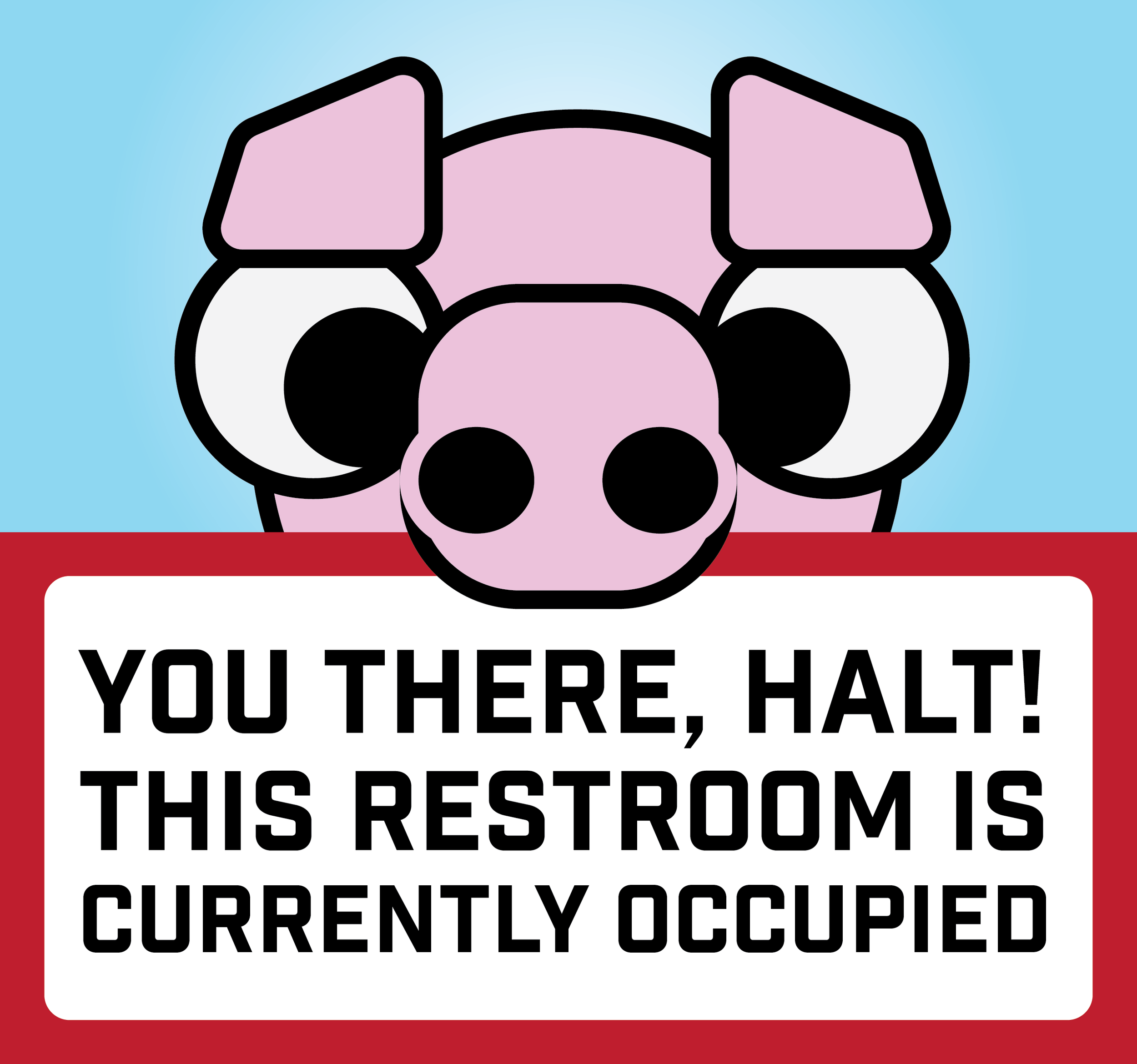 Classroom Restroom Sign - Occupied