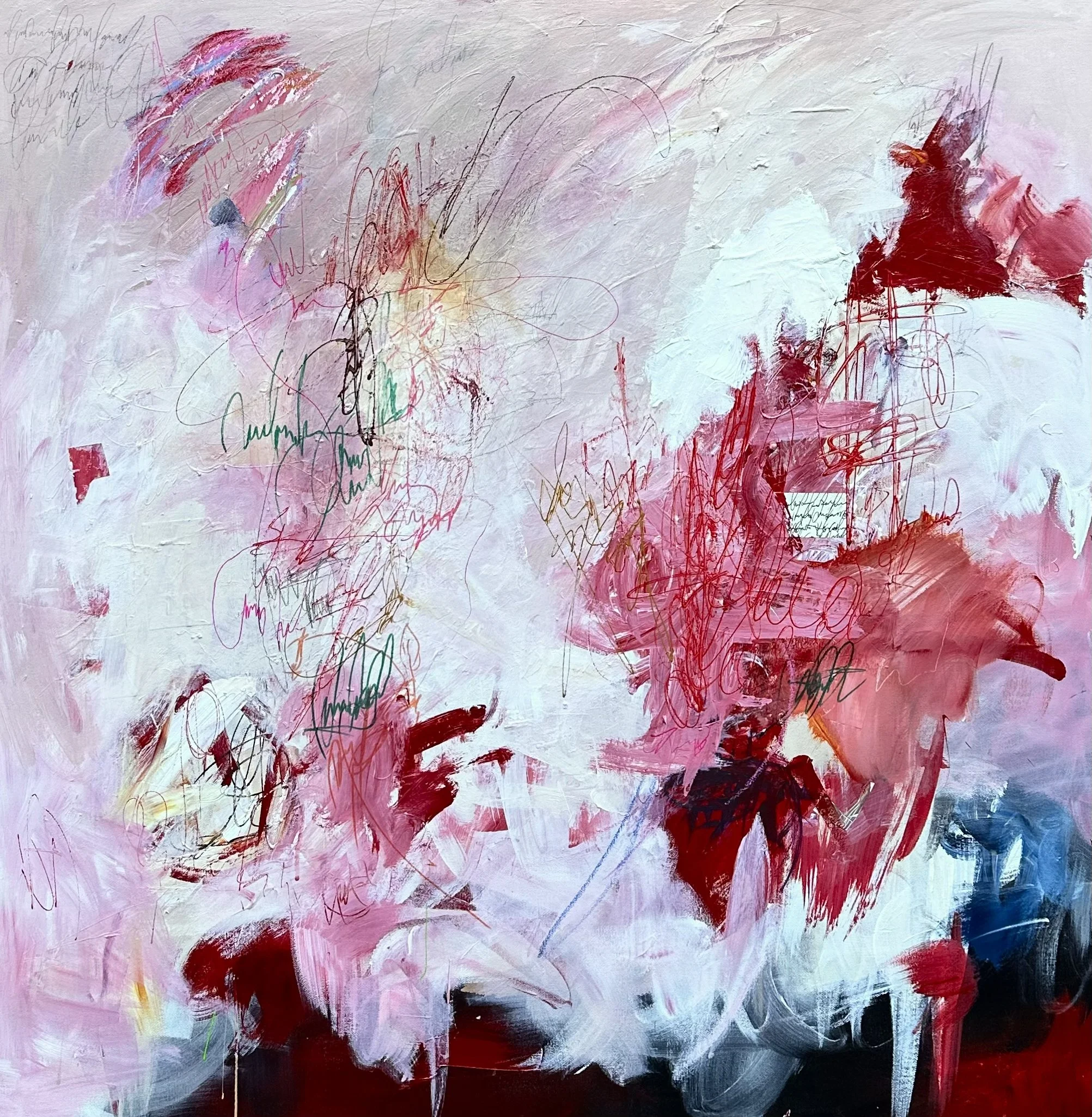 Reclaiming - The Alchemy
36"x36" Acrylic & Oil Stick on Canvas