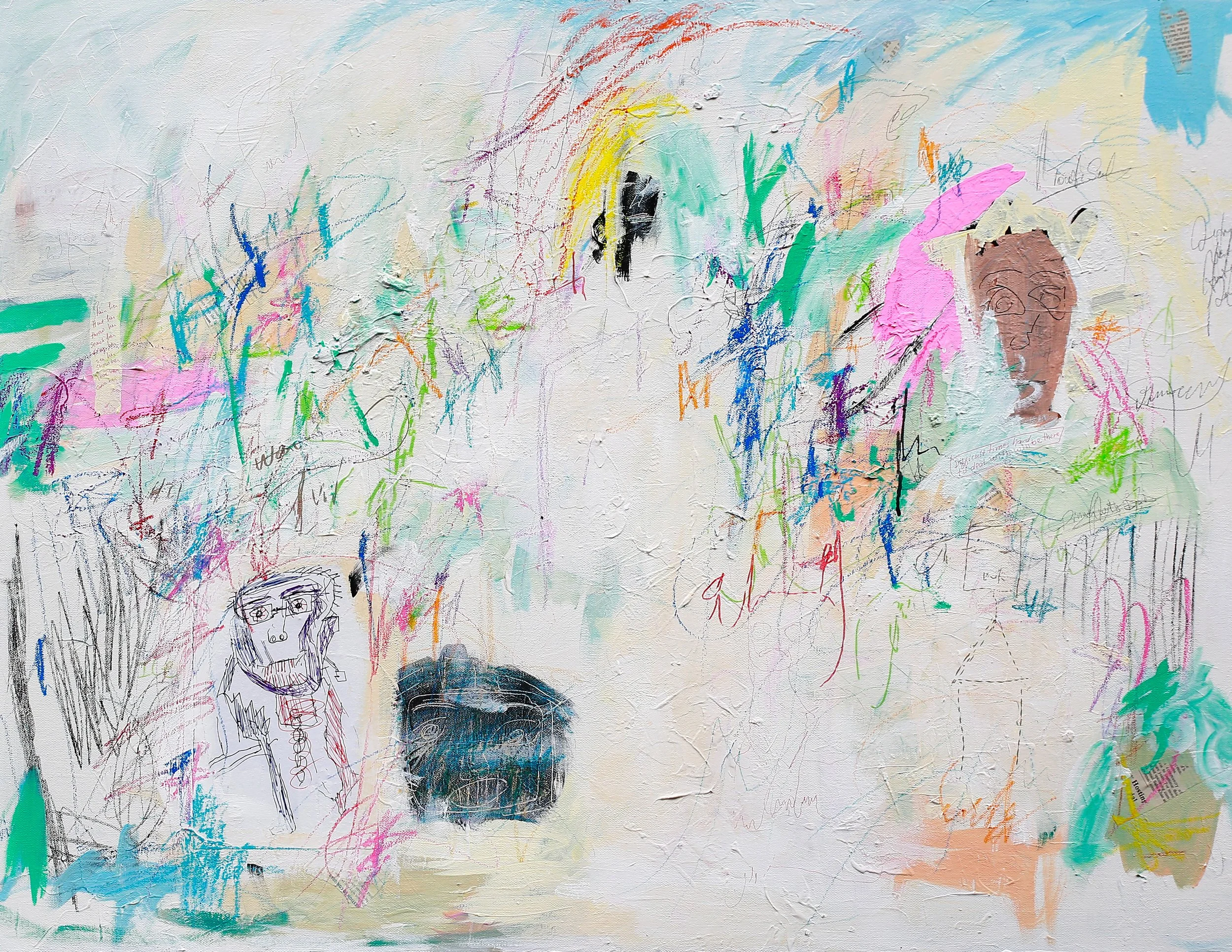 It's me again, 30"x40" Mixed-Media on Canvas