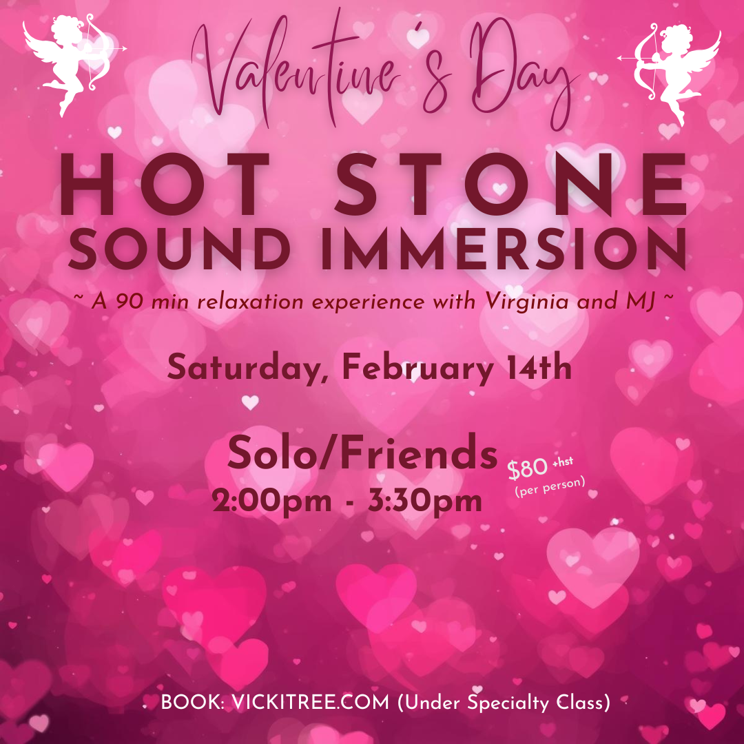 V-Day Hot Stone Sound Immersion (Solo/Friends)