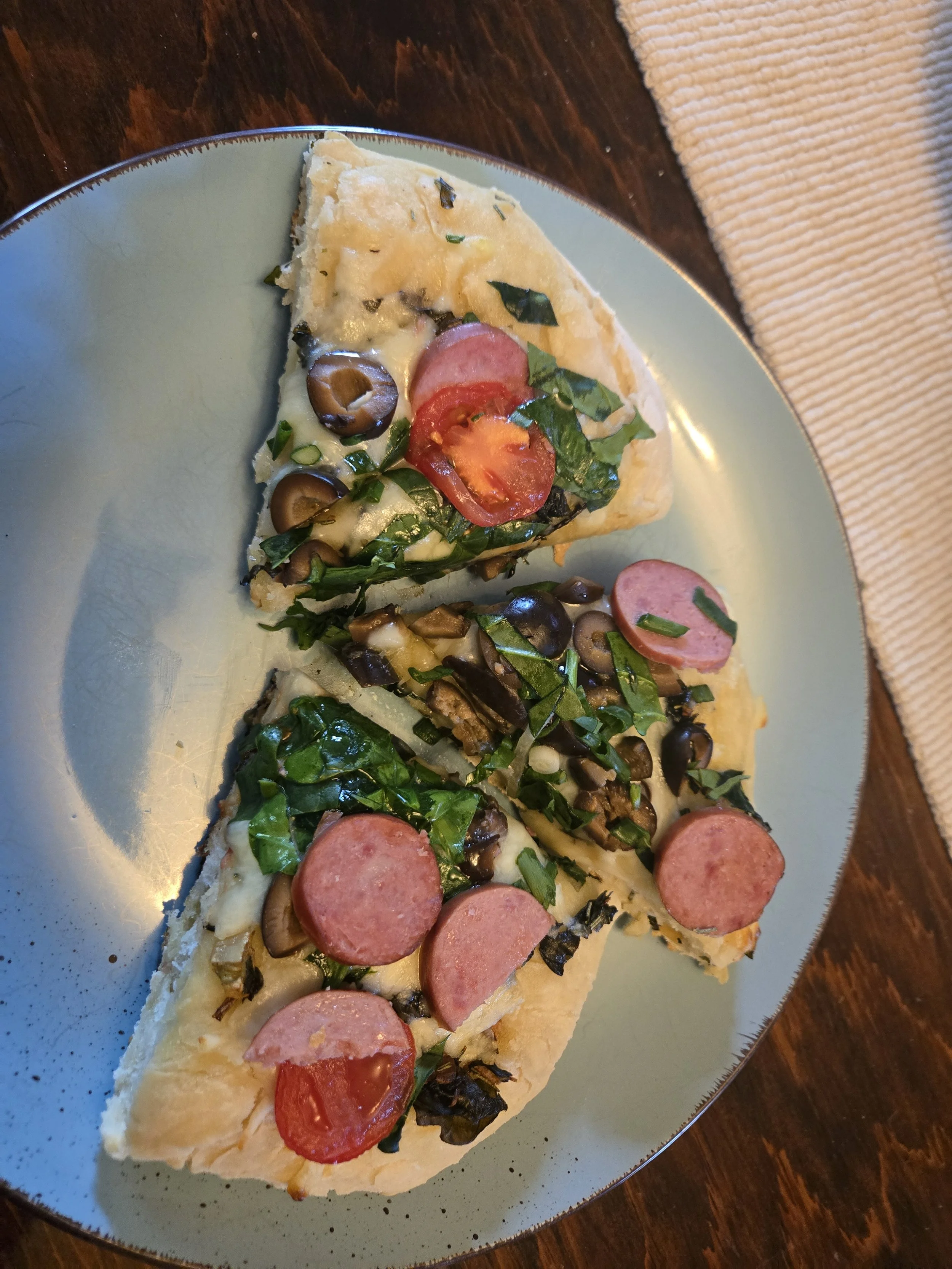 Homemade pizza