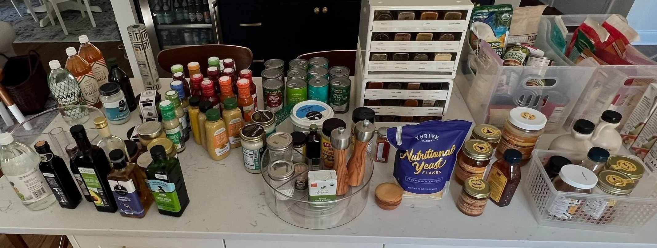 Gathered Pantry Items