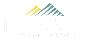 Peak Cleaning Services logo (white)