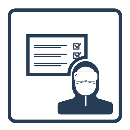 Icon representing cleaning plans, SOPs and staff onboarding
