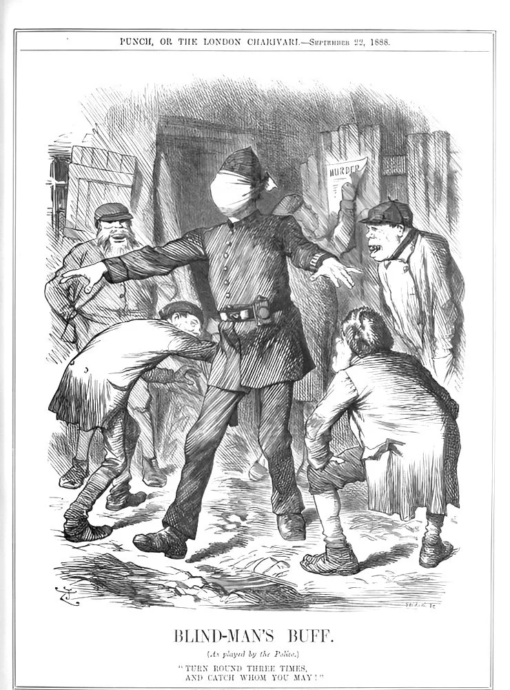 "Blind Man's Buff" (not bluff) One player is blindfolded and then disoriented by being spun around several times. The other players,  call out to the “blind man,” dodging away and buffeting (hitting) him, hence “buff.” "Bluff" became the name once th