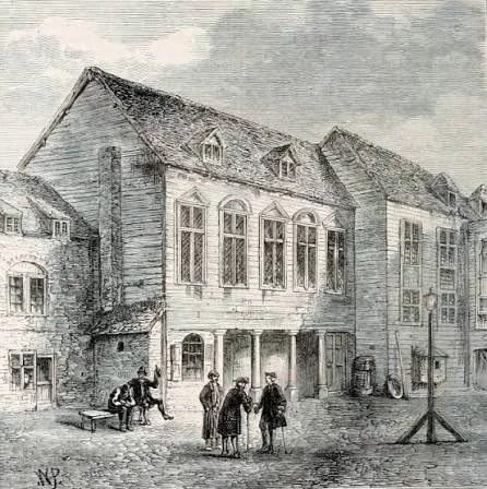 "Are there no prisons?" Those unable to pay their debts (like defaulting on your credit card bill today) might be put into debtor’s prison. Charles Dickens's father was committed to Marshalsea Prison (shown) in 1824 for failure to pay his debts. 