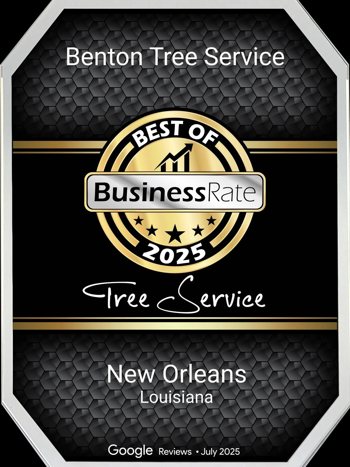 We are honored to receive this recognition and support from our community! Cheers to you, New Orleans! 

#bentontreeservice #nolatreeservice #treeservicenola #treecarenola #nolatreecare