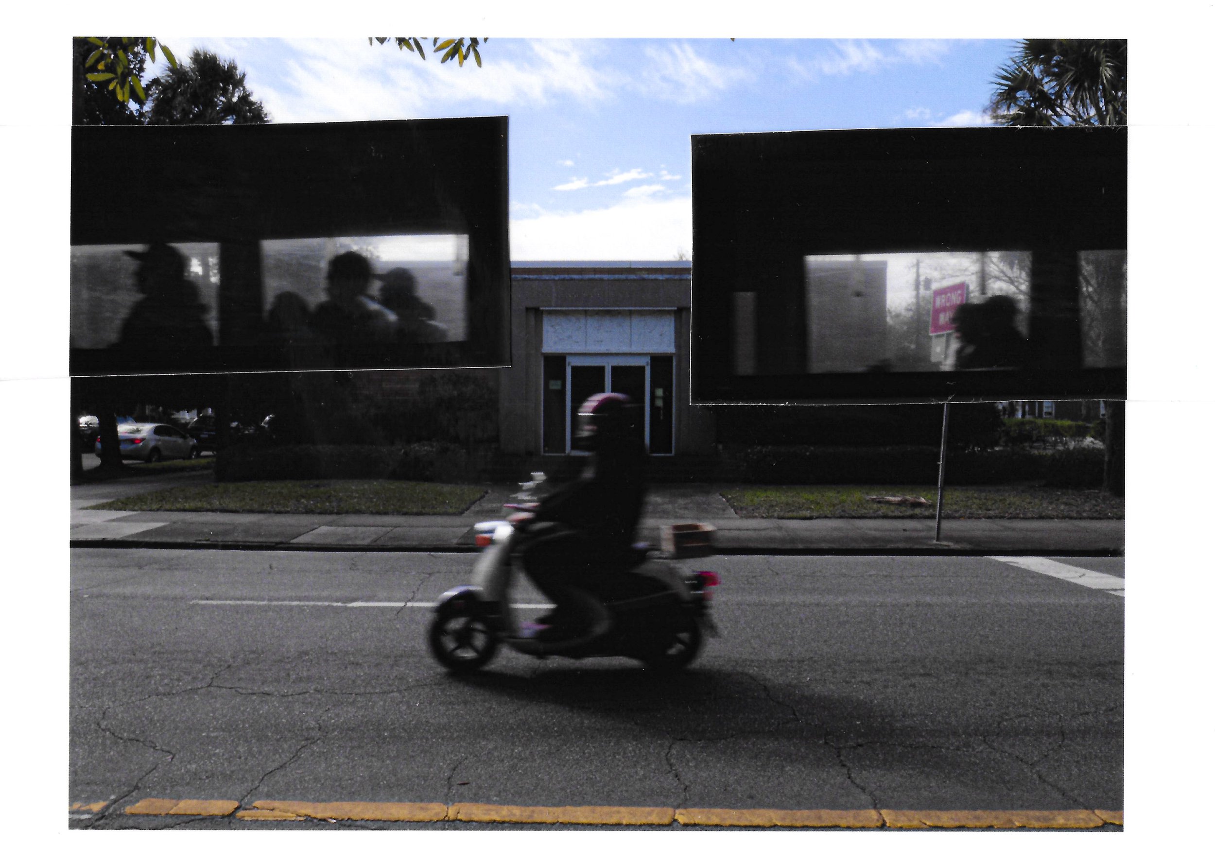 Fragments of Savannah(3), 2022. Collaged archival inkjet prints — 4x5.5 in.