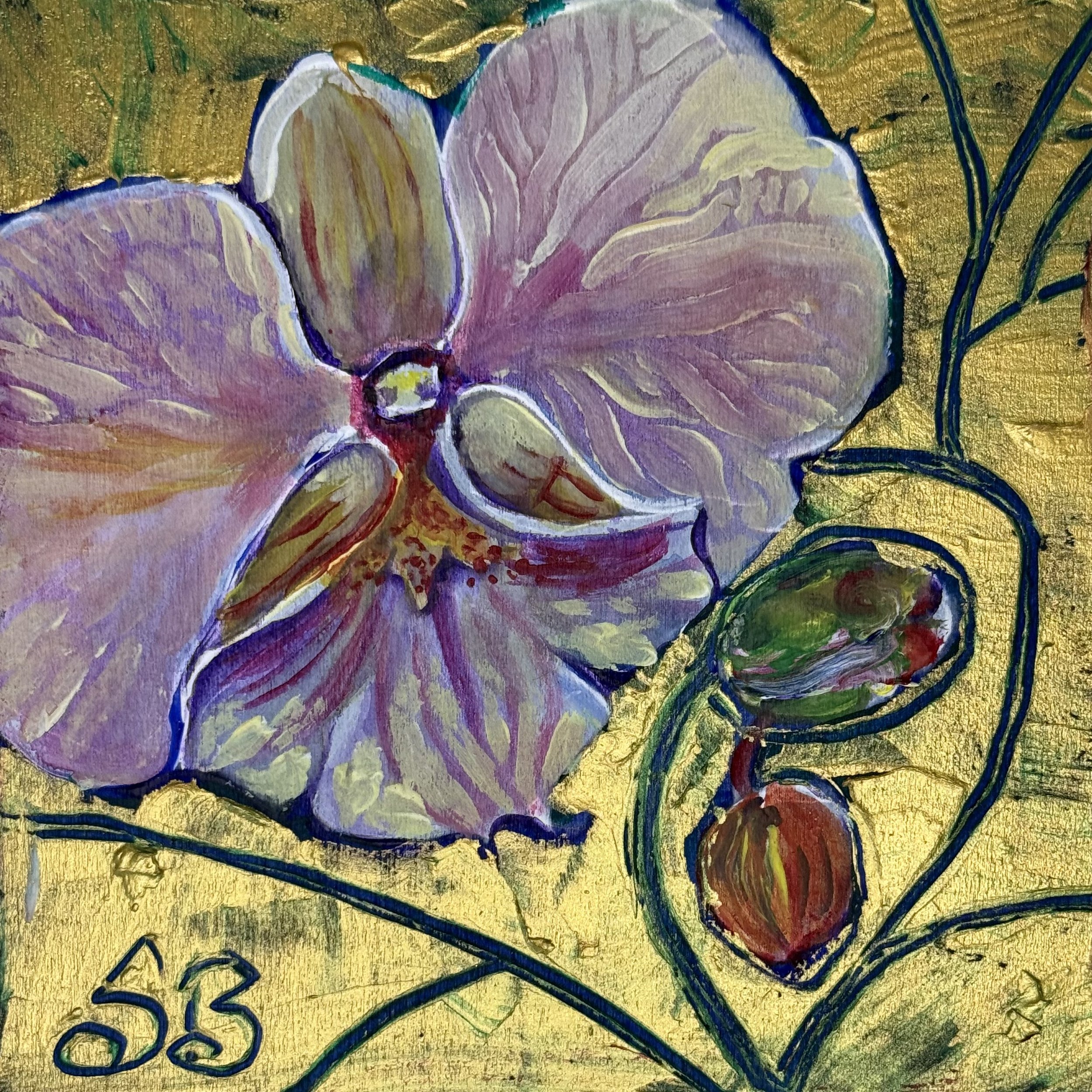 Golden Orchid #34