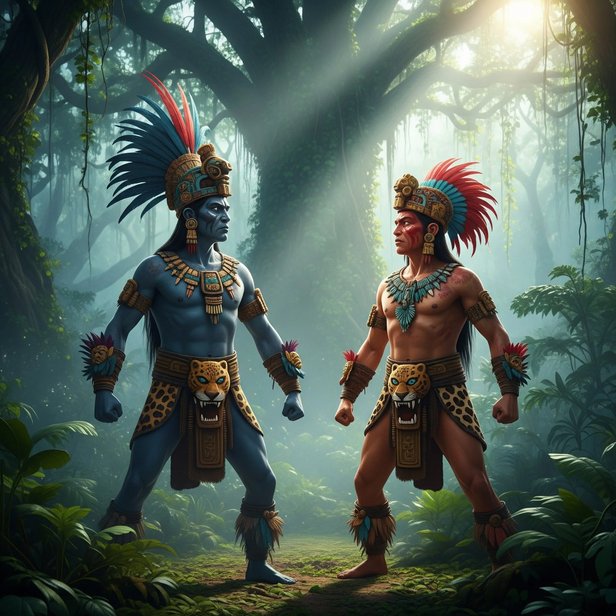 La leyenda de Chechén y el Chacá: Los Hermanos Guerreros