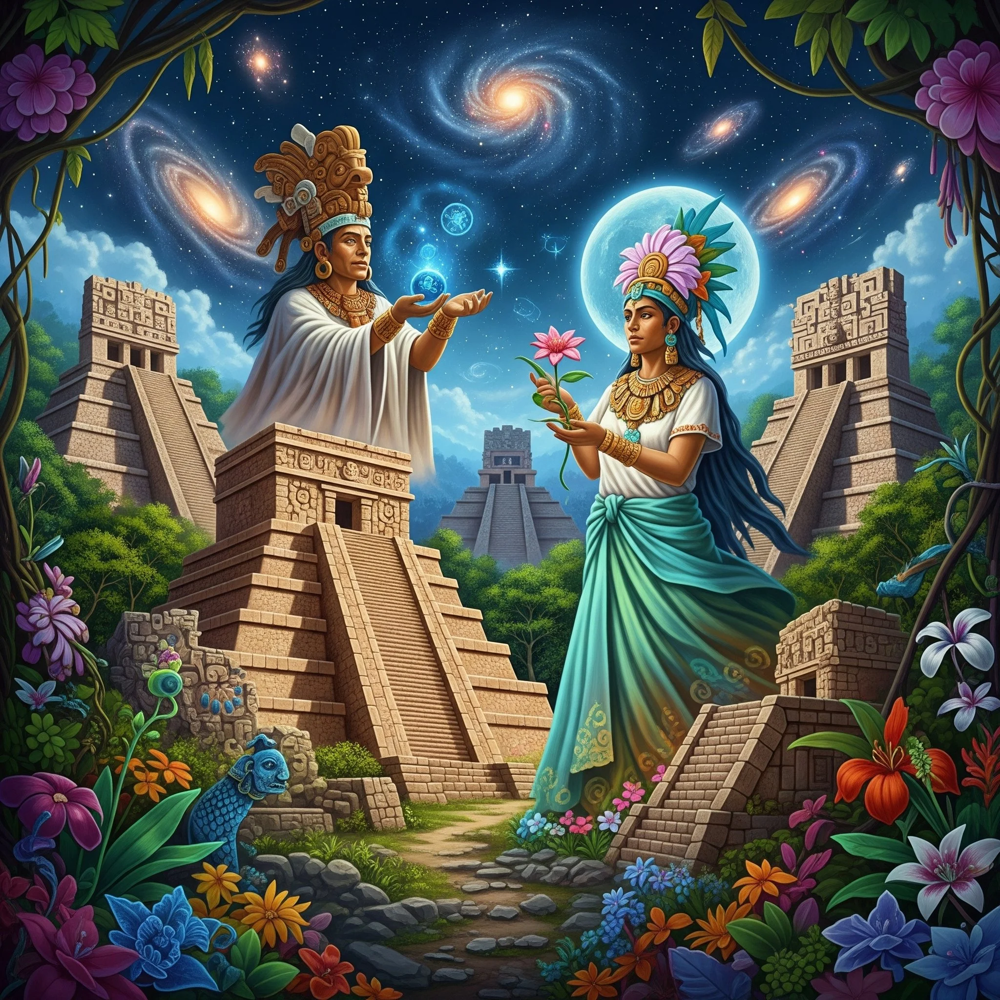 Itzamná e Ixchel: Panteón Maya y la Península de Yucatán