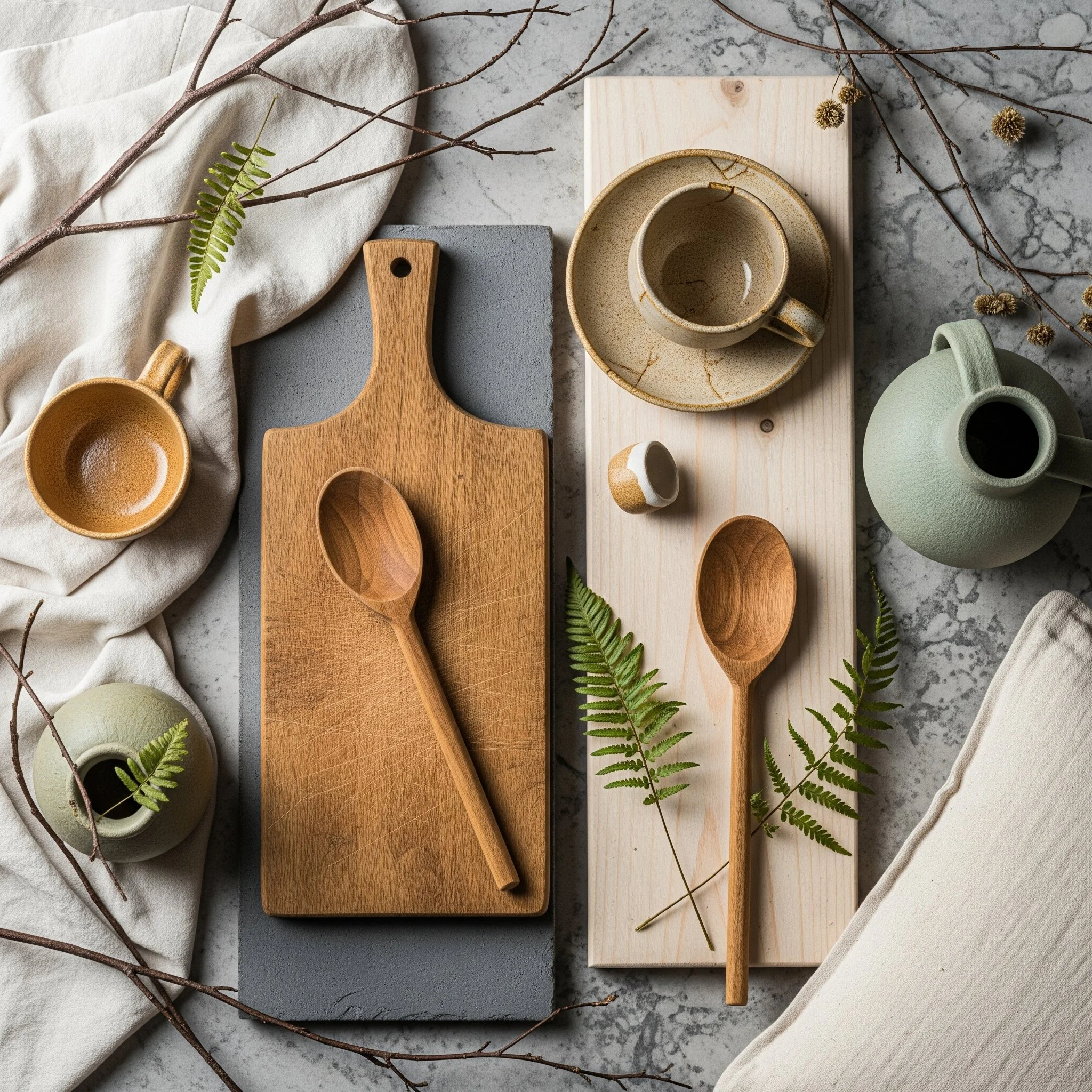 Decoración de interiores wabi sabi