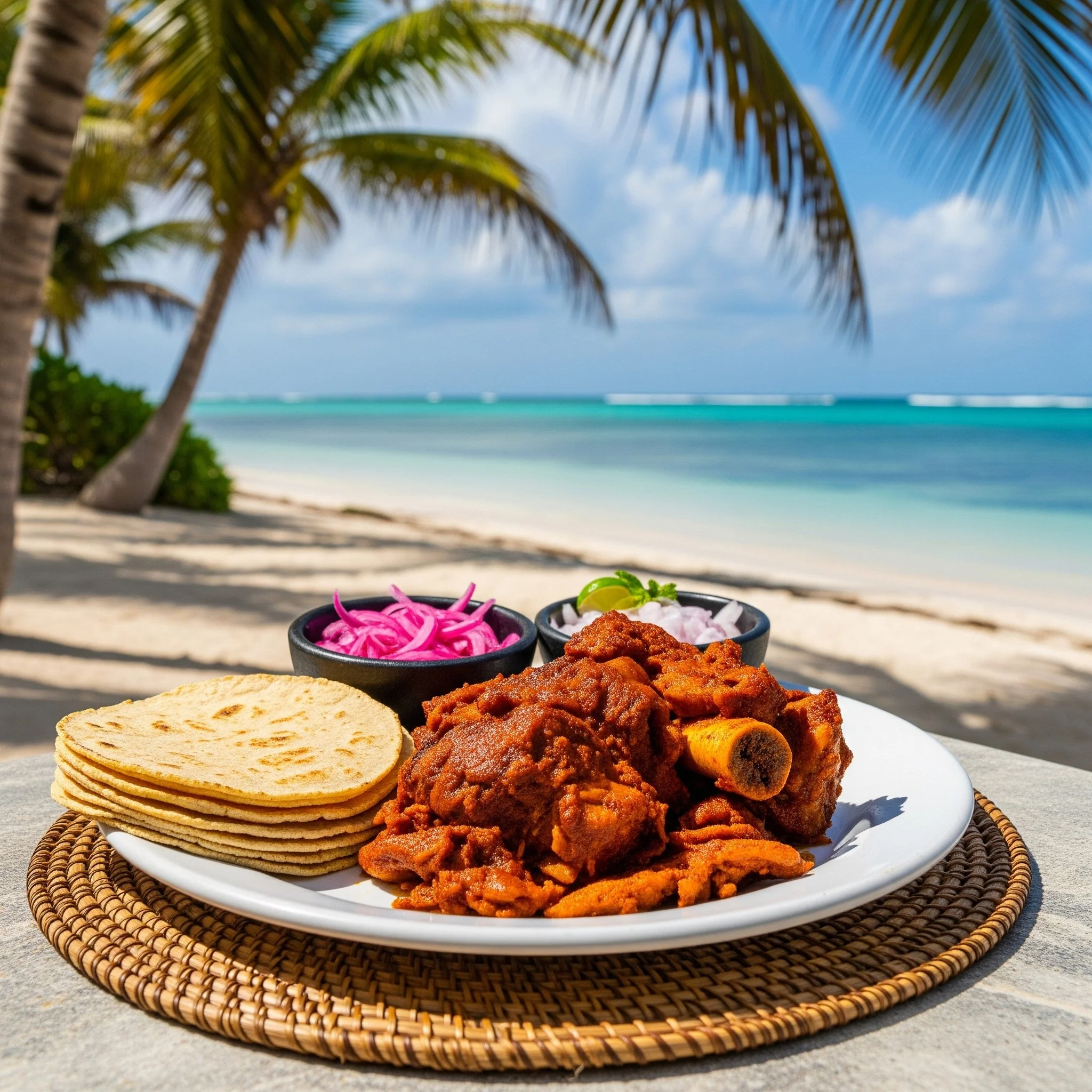 Comida típica de la riviera maya