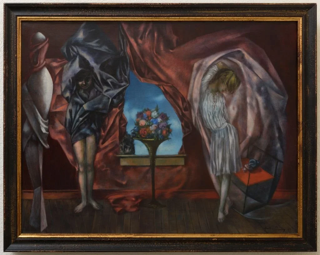  If You Were on the Outside Looking In , 1952  
Oil on canvas 
17 x 22 ¼ inches  
43.18 x 56.49 cm