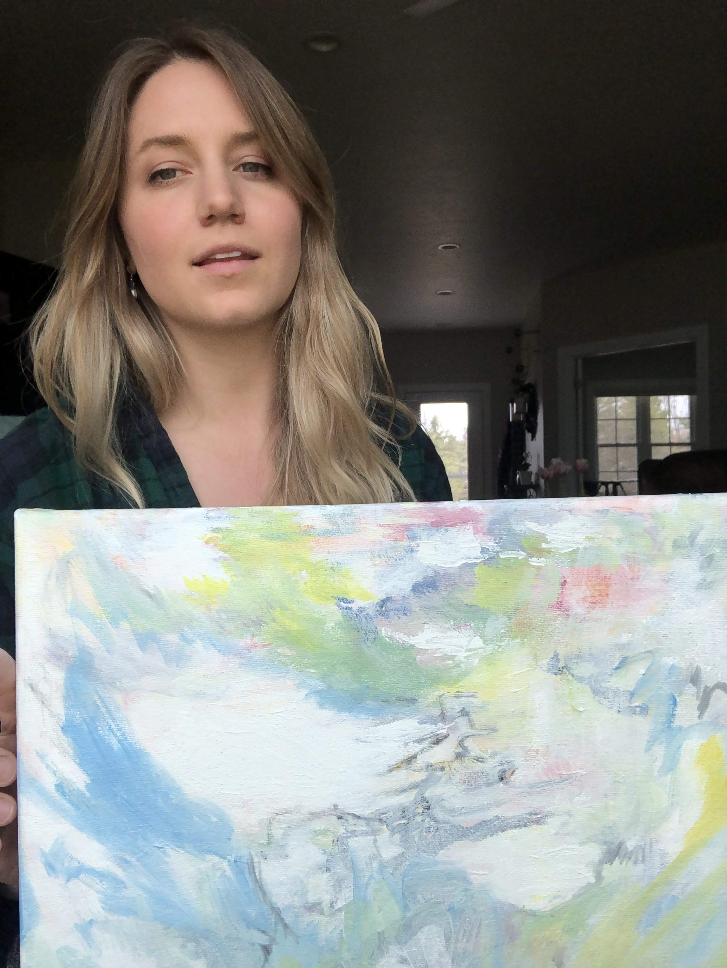 believe it painting with artist.jpeg
