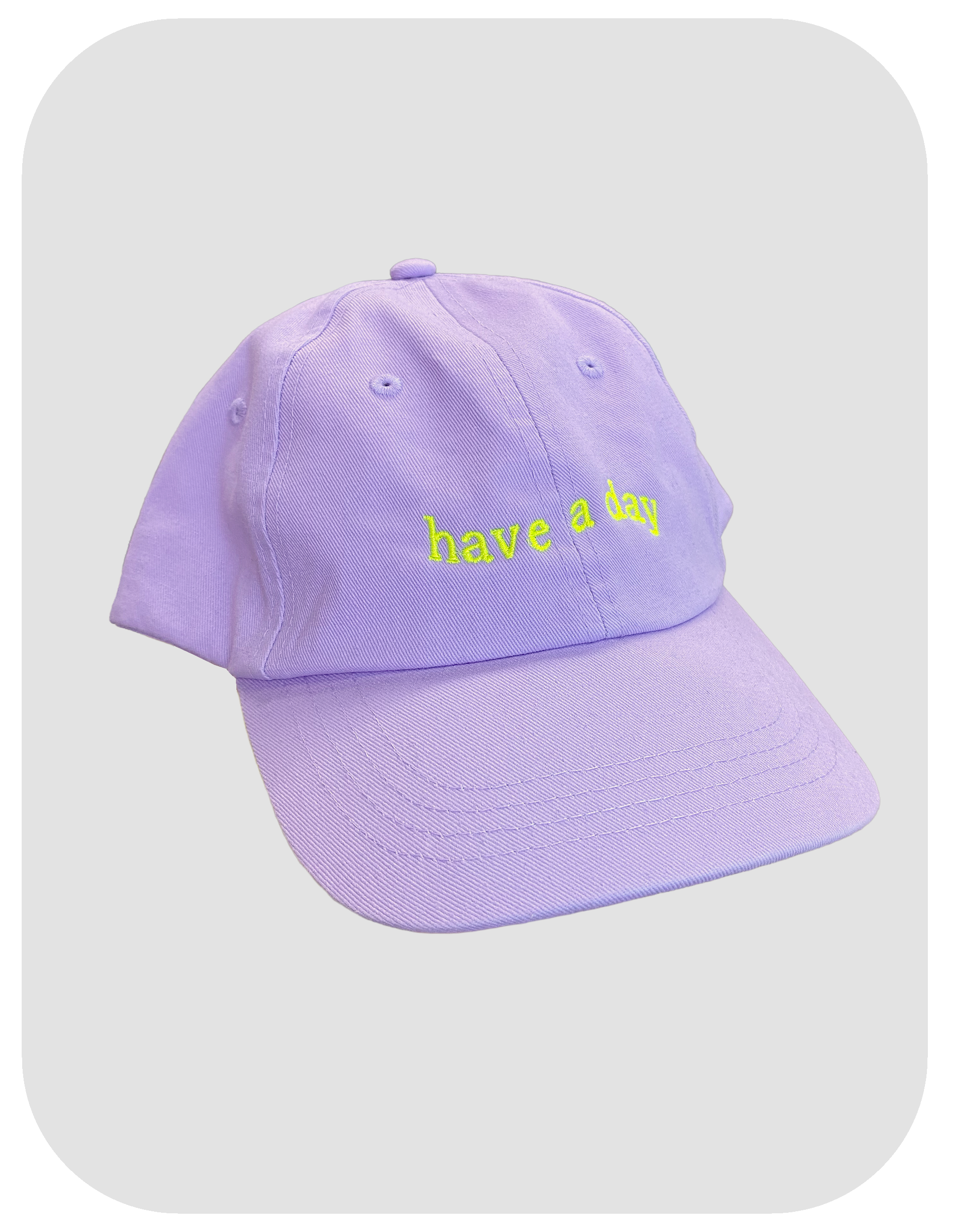 Have a day – Cap [Pastel Lavender]