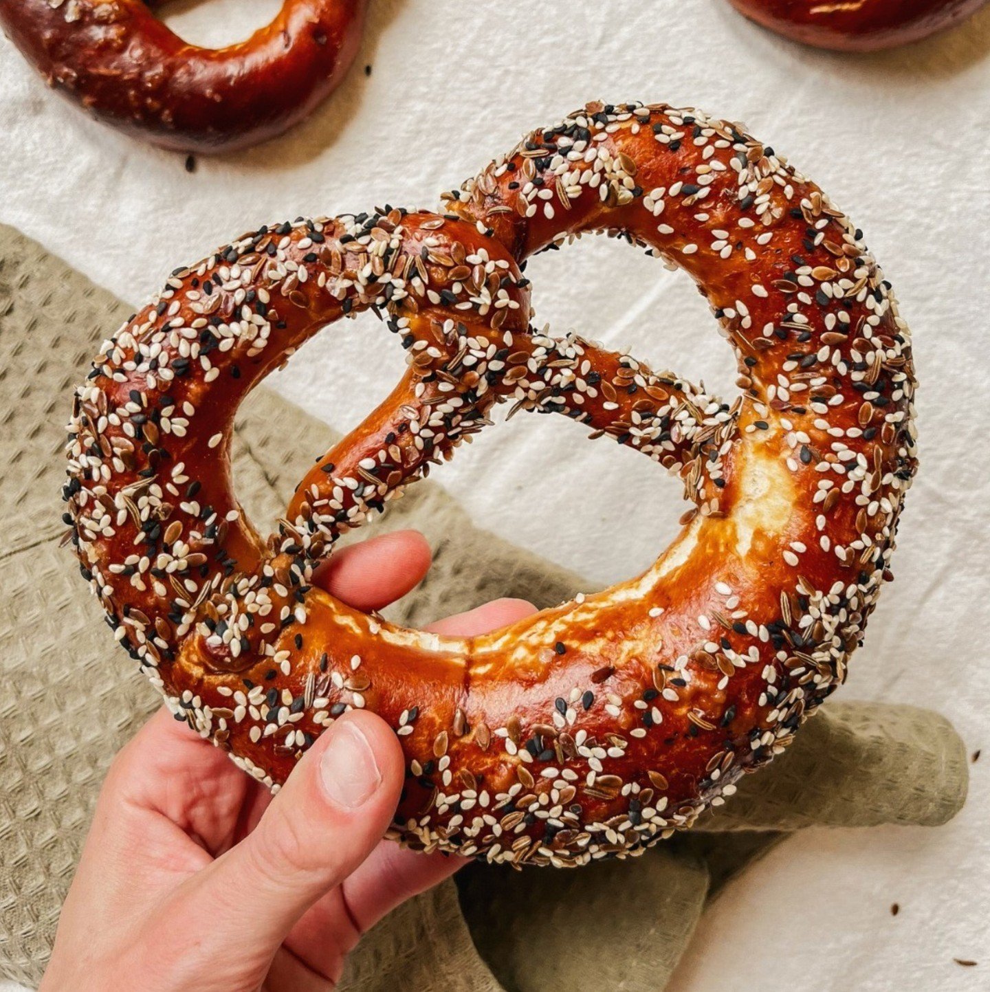 Experience the Bretzel that has everyone coming back for more! 🤤

@crustbakeryfyshwick's famous Bretzels come in three delicious flavours: seeded, salted, and cheese. 

Need we say more? See you at the Markets 😉