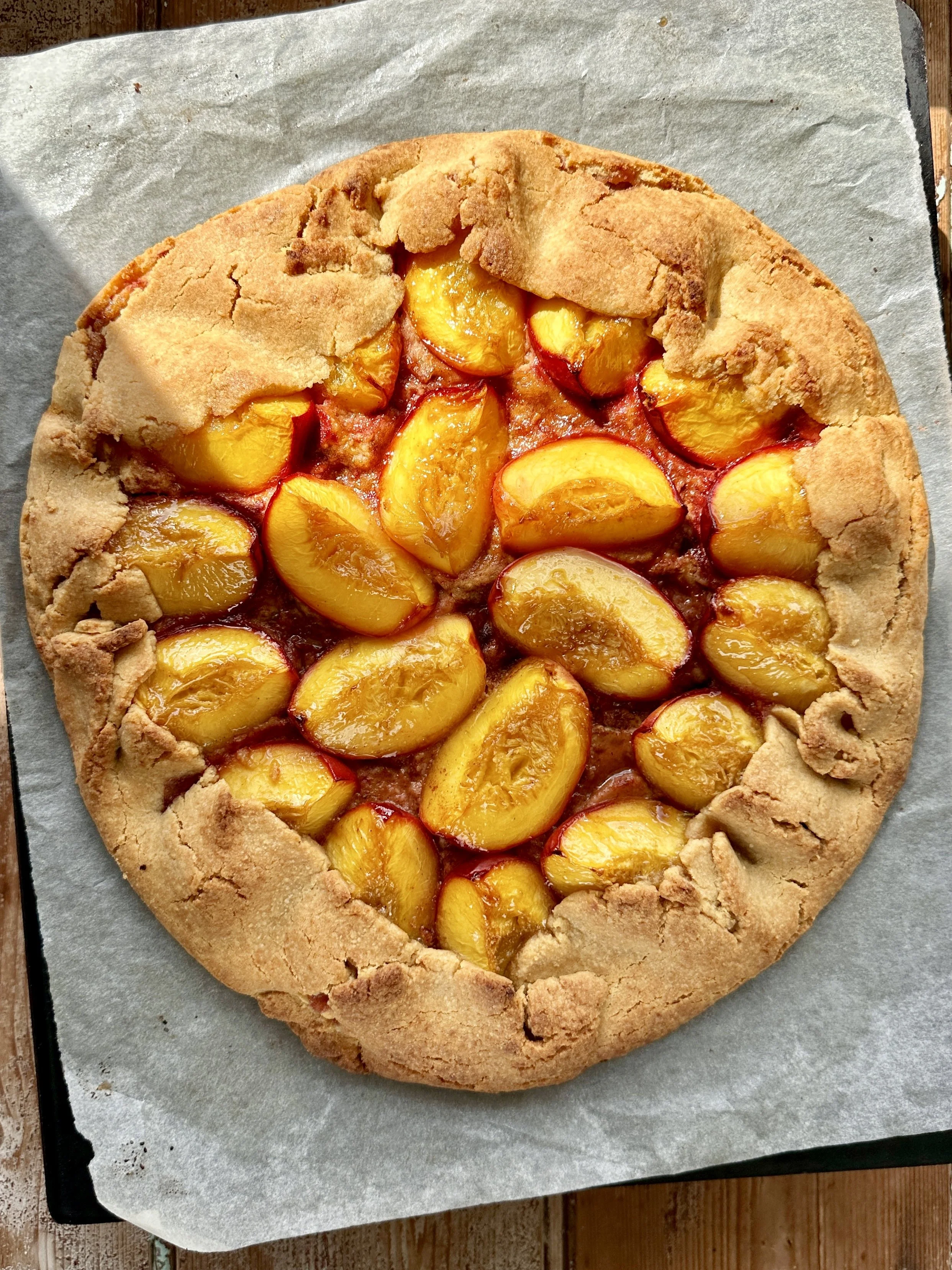 RUSTIC NECTARINE TART 