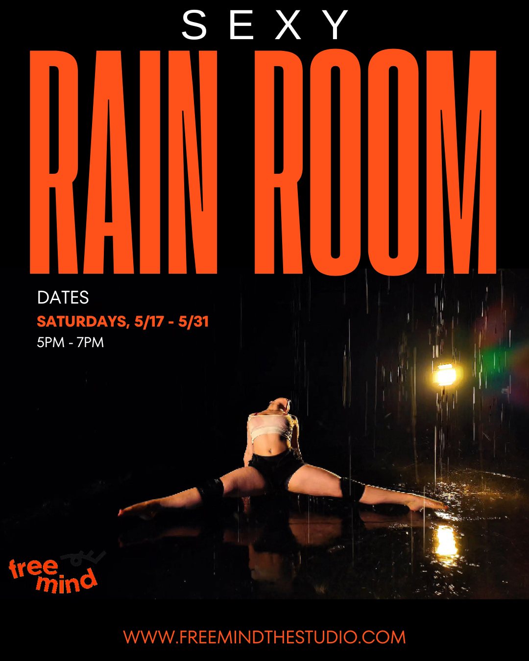 Sexy Rain Room Solo Video Workshop