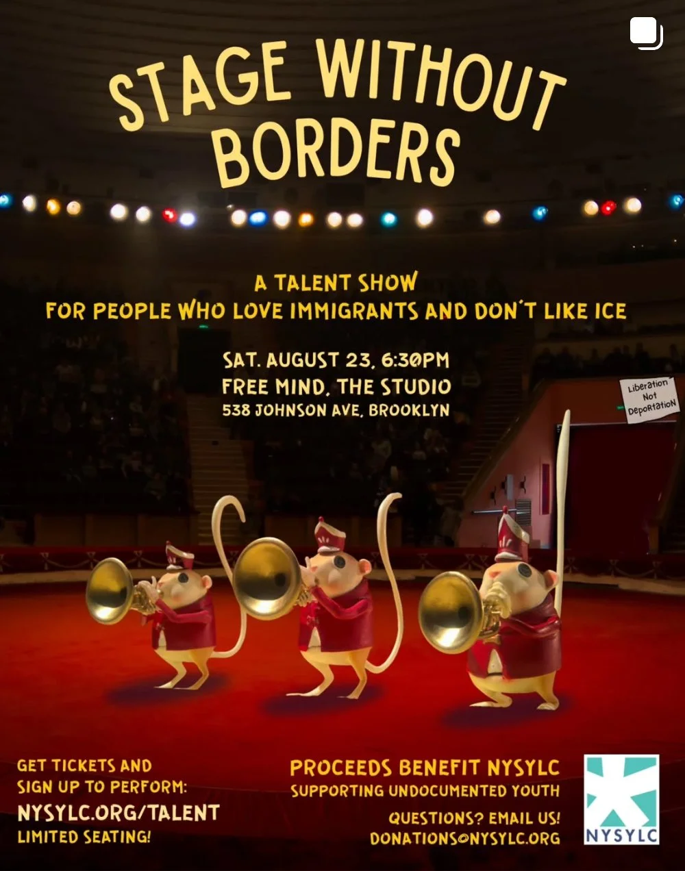 Stage Without Borders: A Talent Show for People Who Love Immigrants and Don't Like ICE