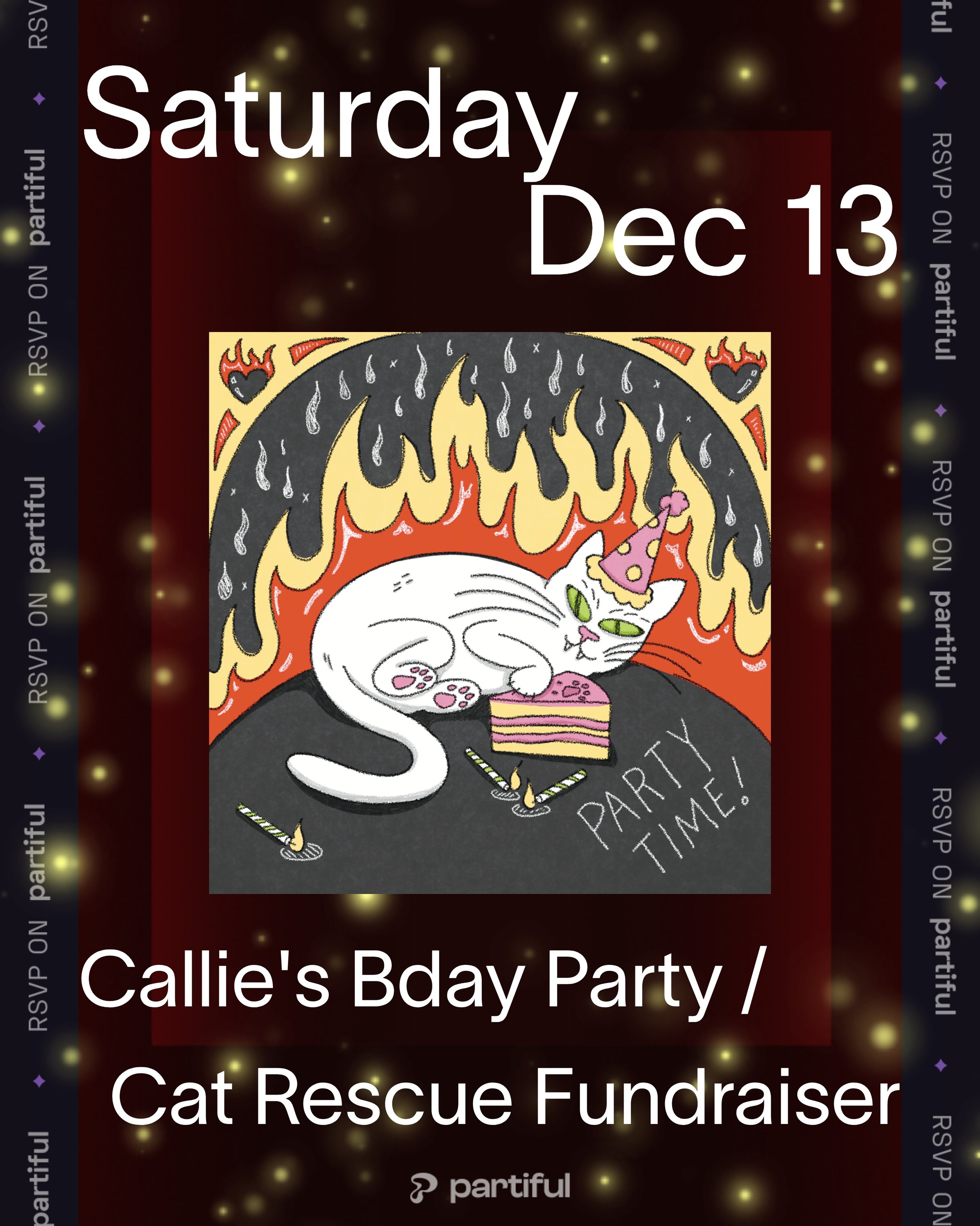 Cat Rescue Fundraising Party