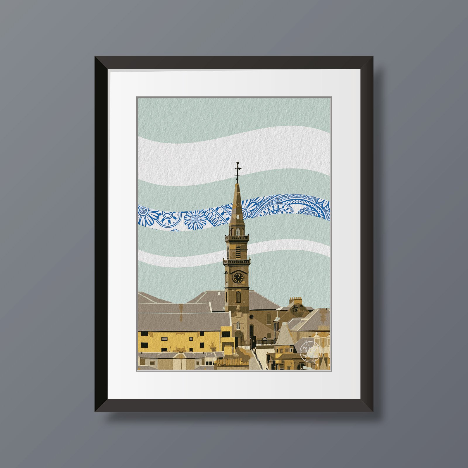 High Church (Retro Travel Poster Style)