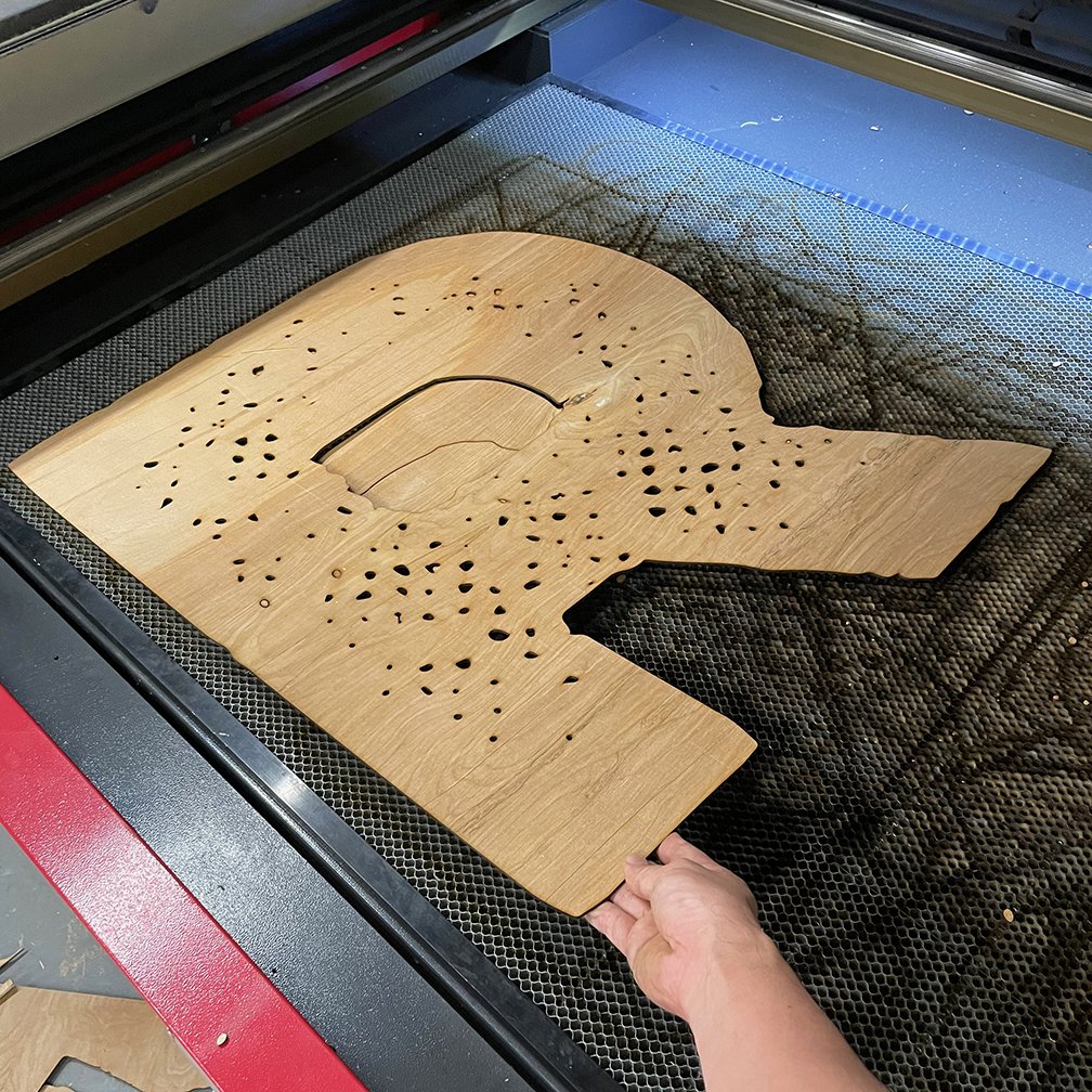 3' x 3' lasercut stencils
