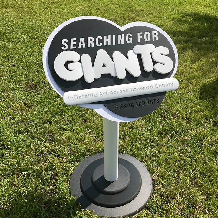 PVC Signage made for an outdoor art exhibition