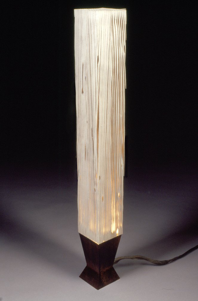Sandblasted lamp