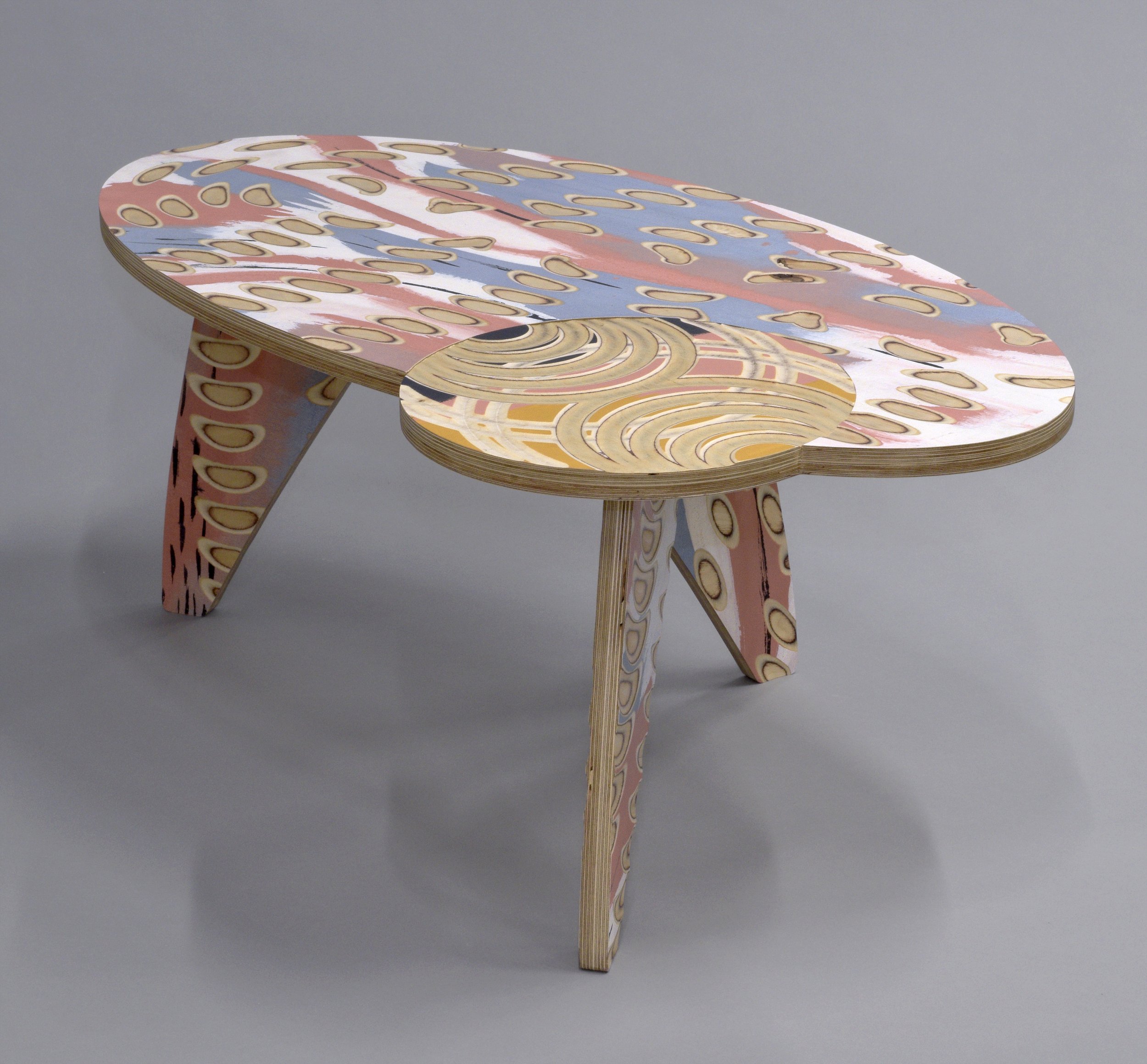 Centered Flow table, 41.5” x 23.5” x 18” H, 2020