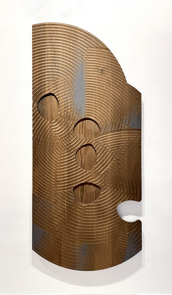 Door (Found angel), 84.5” H x 36.75” W x 1.5” D, 2023