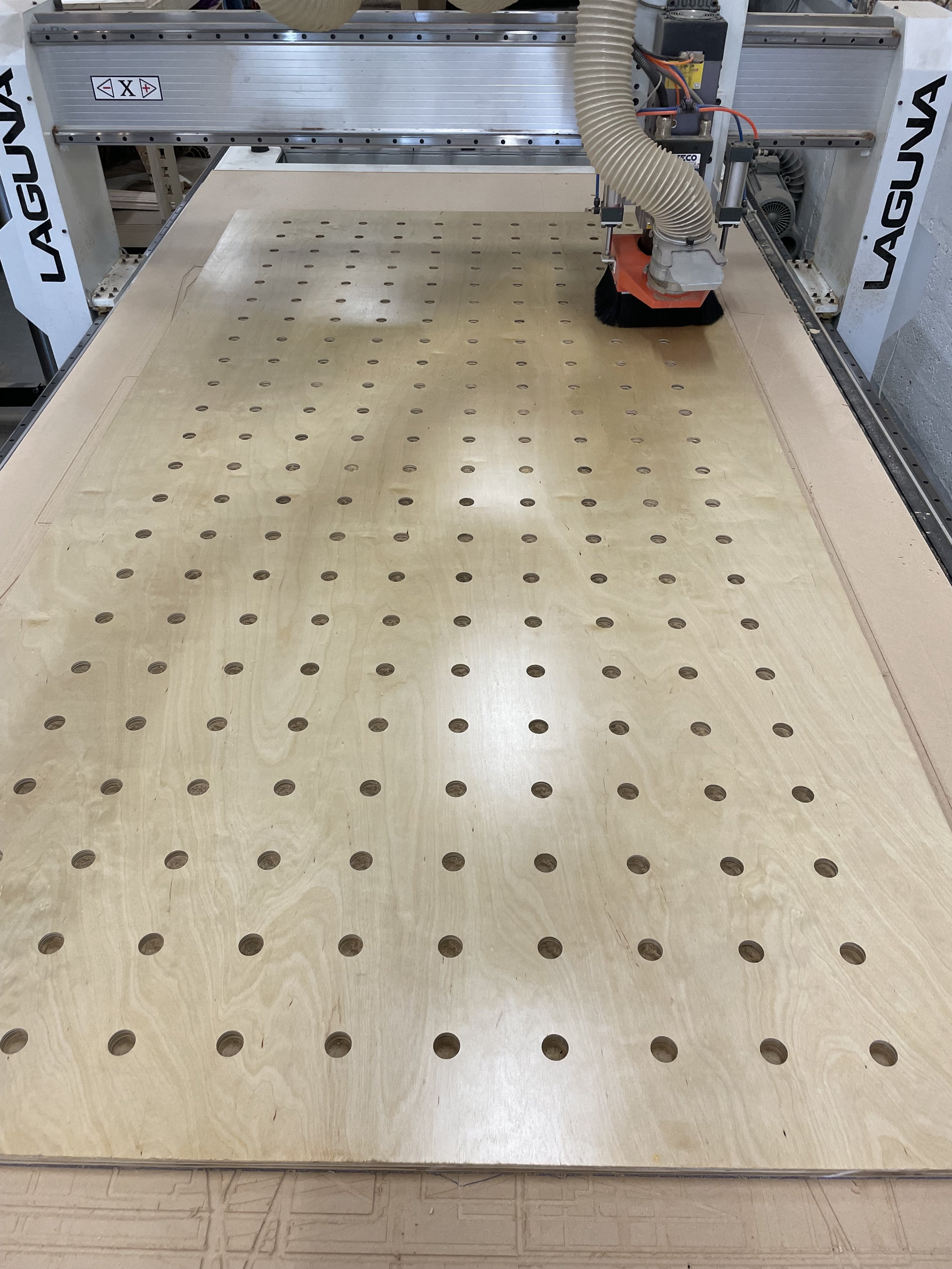 CNC routed plywood parts