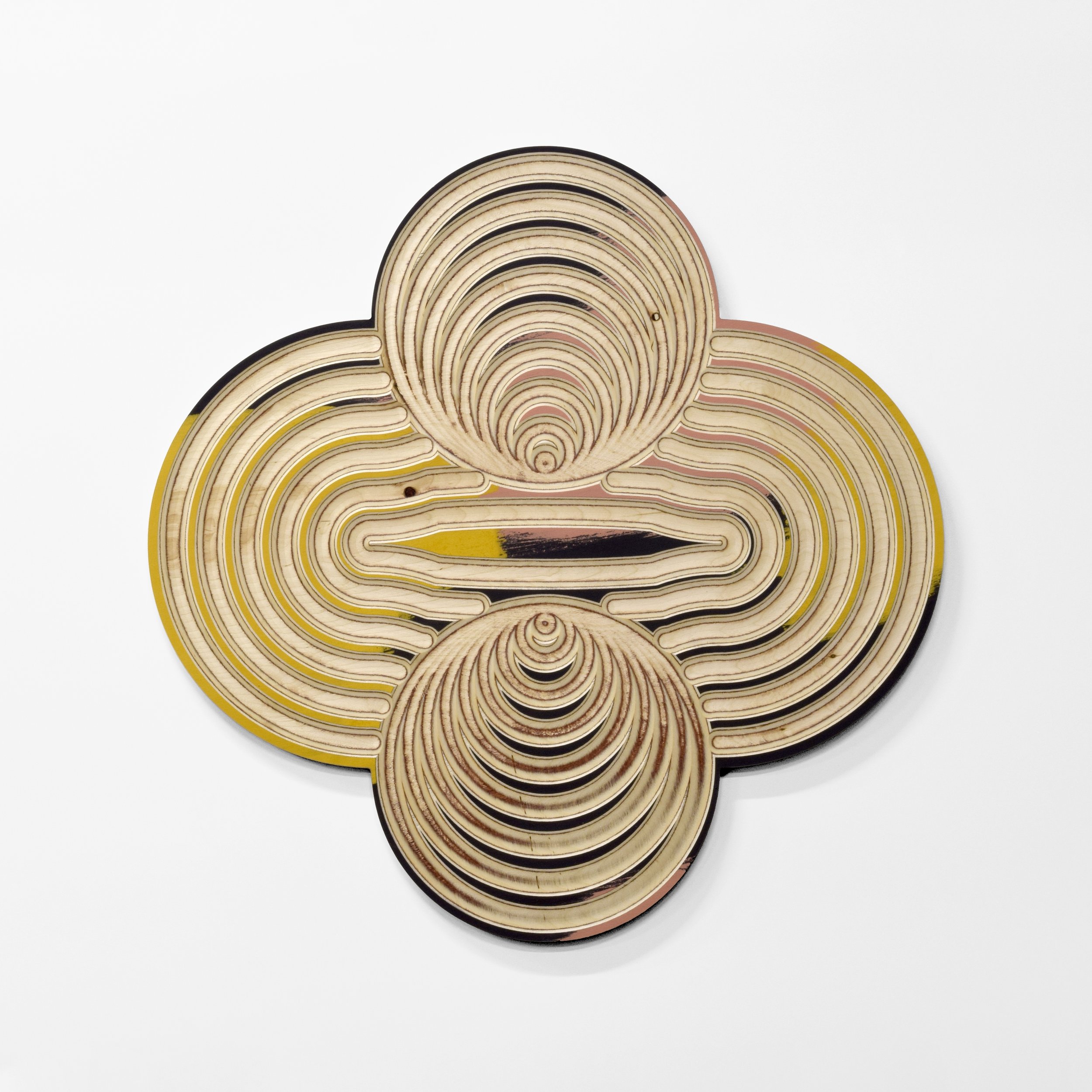 Radial, 32” x 32” x 1”, 2020