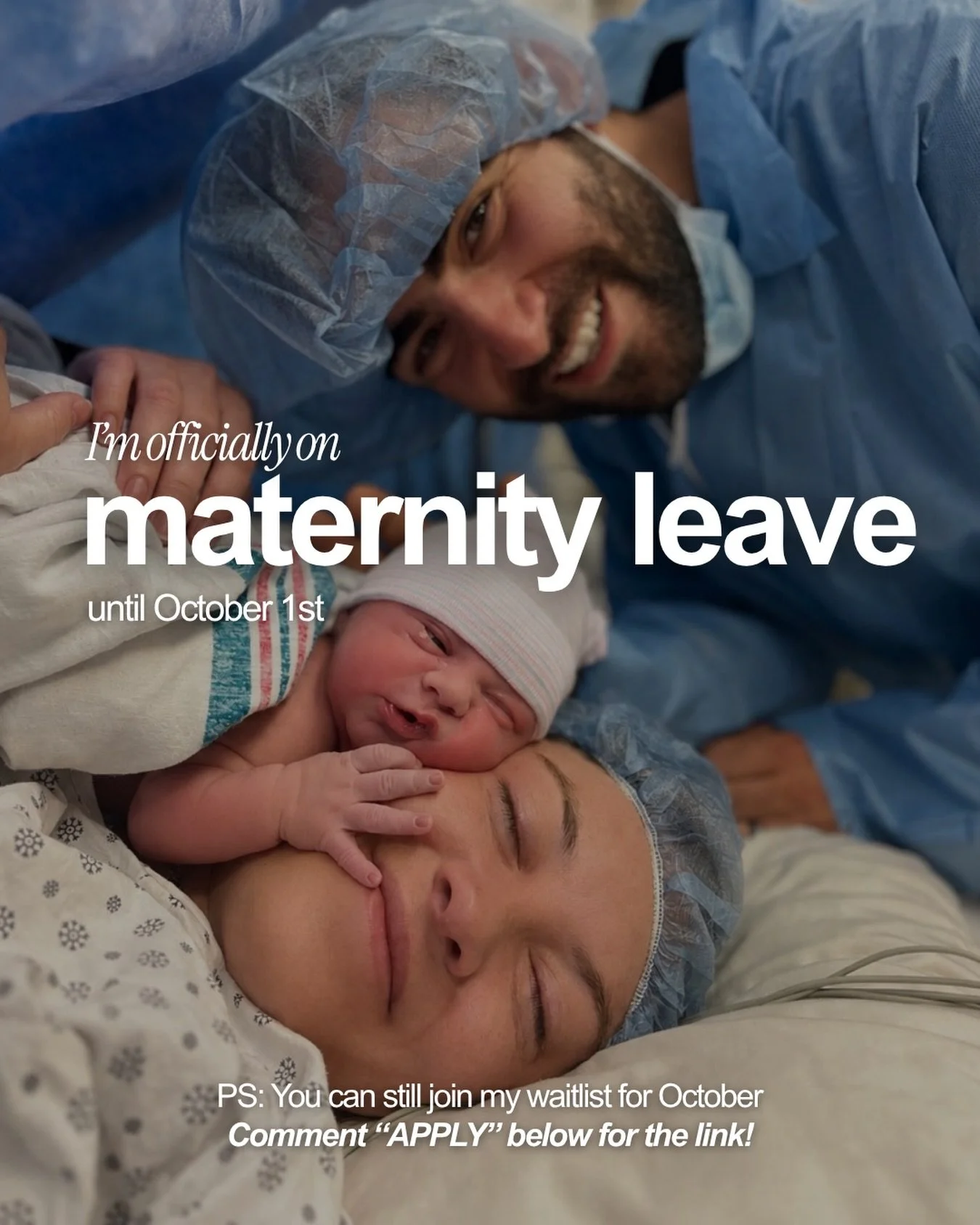 The sweetest little update&hellip; our baby is here 🥹 

I&rsquo;m officially on maternity leave and will be back to client work October 1st 🍼 In the meantime, my waitlist for October is open! If you&rsquo;ve been thinking about getting some extra s