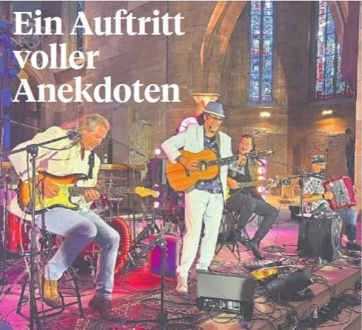 Ein Auftritt voller Anekdoten