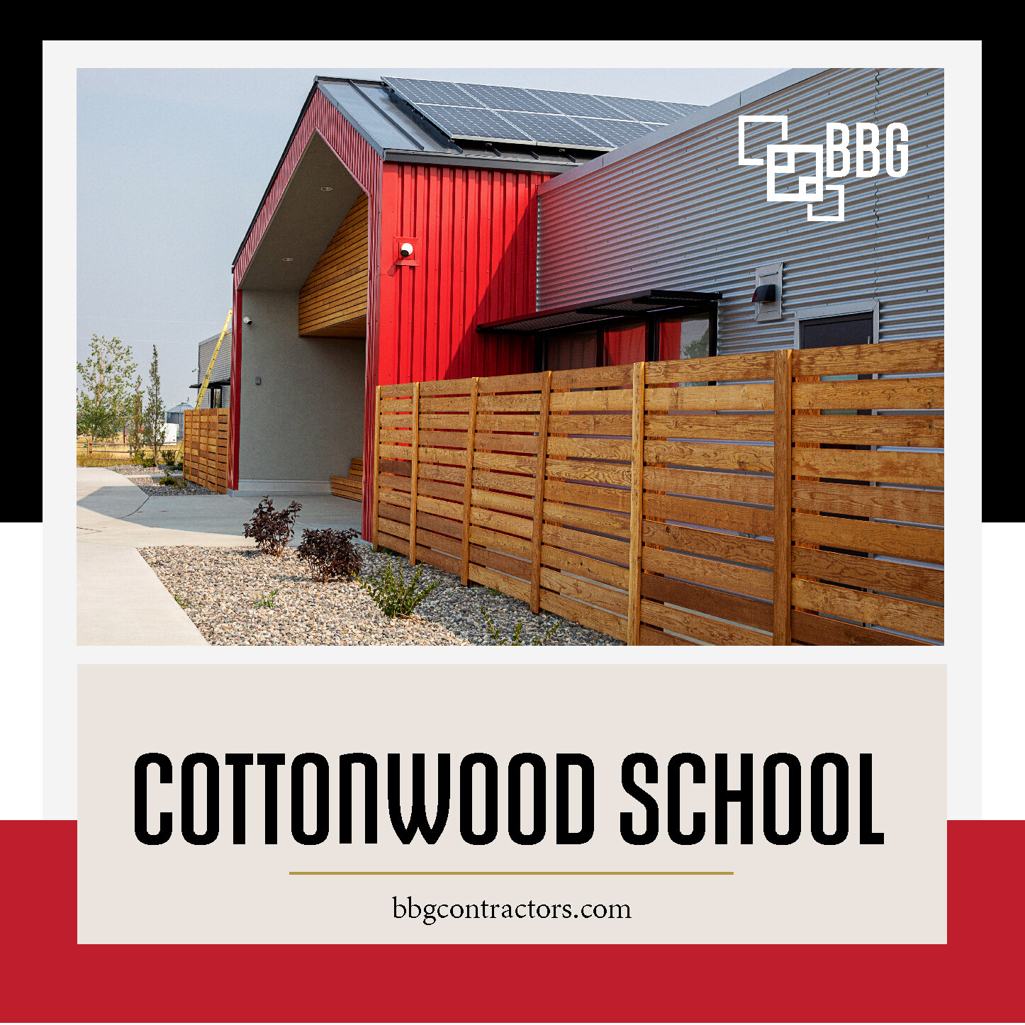 BBG Contractors has been lucky enough to have the opportunity to work with the amazing people at Cottonwood Day School on multiple projects, including their new building back in 2019.  Wide hallways, open classrooms as well as an open, light filled m